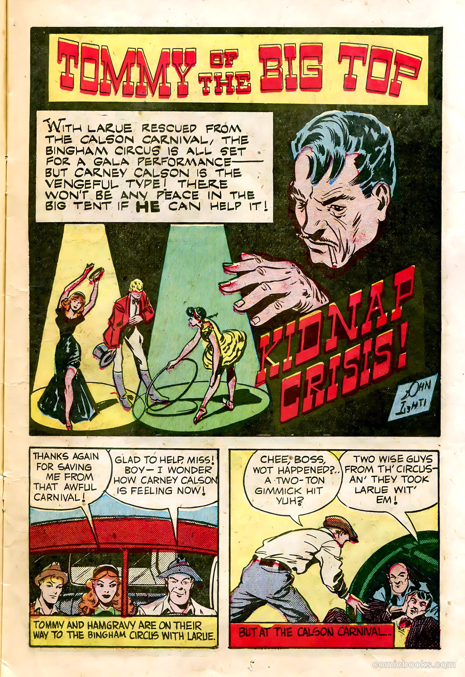 Tommy of the Big Top #12 (1949) — page 11 of 36