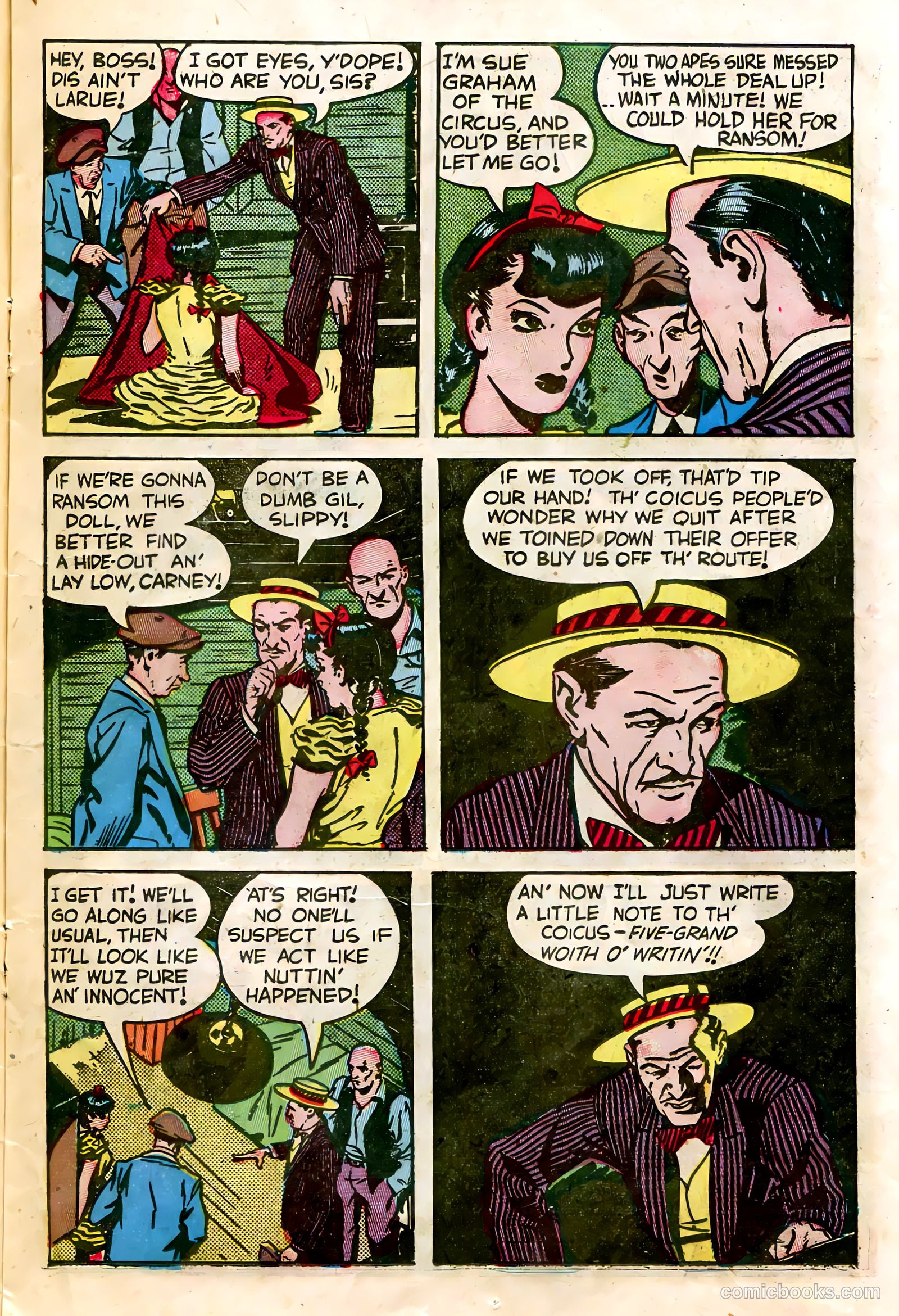 Tommy of the Big Top #12 (1949) — page 15 of 36