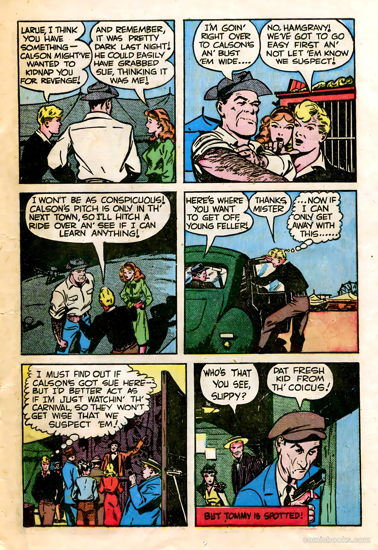 Tommy of the Big Top #12 (1949) — page 17 of 36