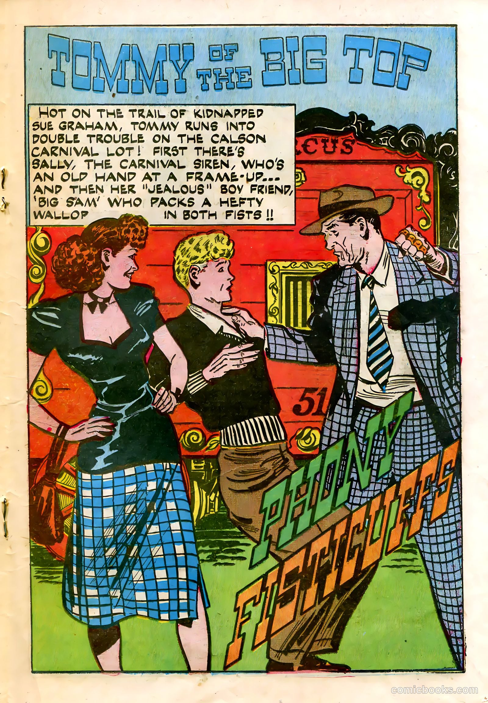 Tommy of the Big Top #12 (1949) — page 19 of 36