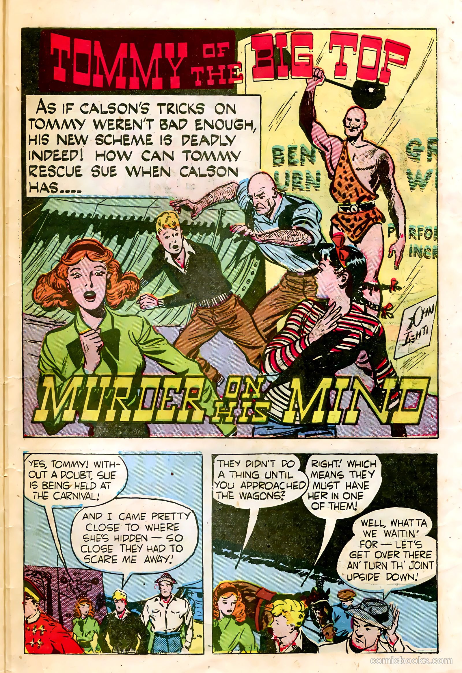 Tommy of the Big Top #12 (1949) — page 27 of 36