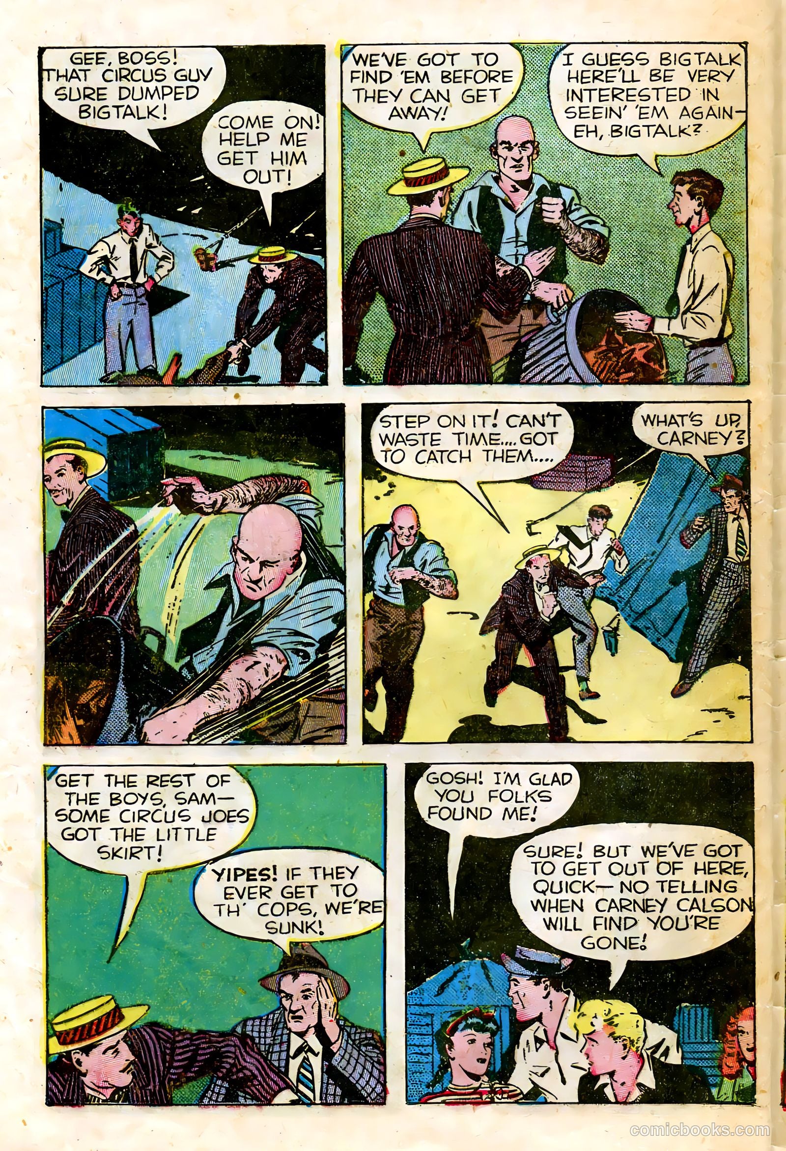 Tommy of the Big Top #12 (1949) — page 32 of 36