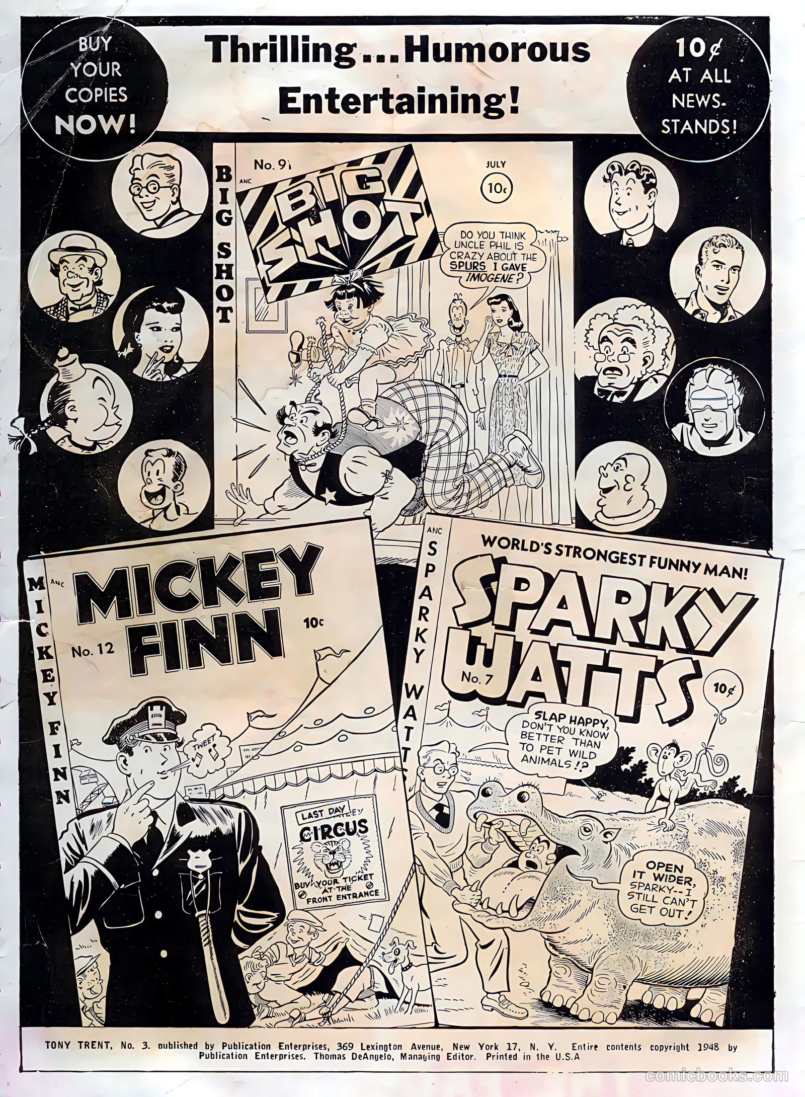 Tony Trent #3 (1948) — page 2 of 36