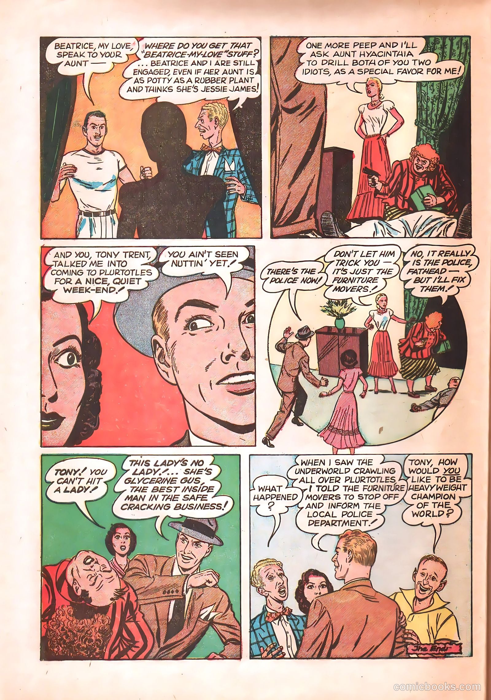 Tony Trent #4 (1948) — page 28 of 37