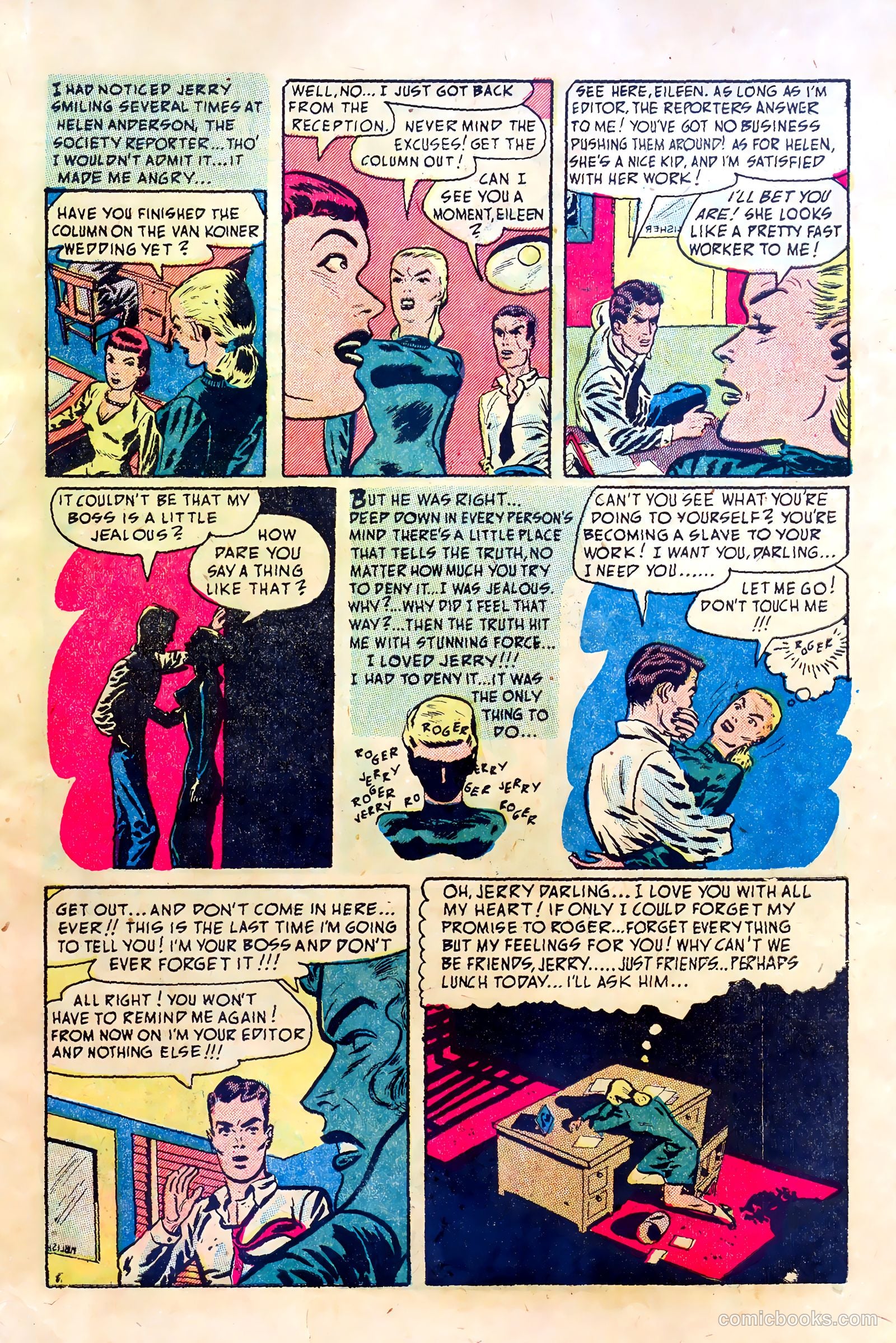 Top Love Stories #10 (1952) — page 7 of 36