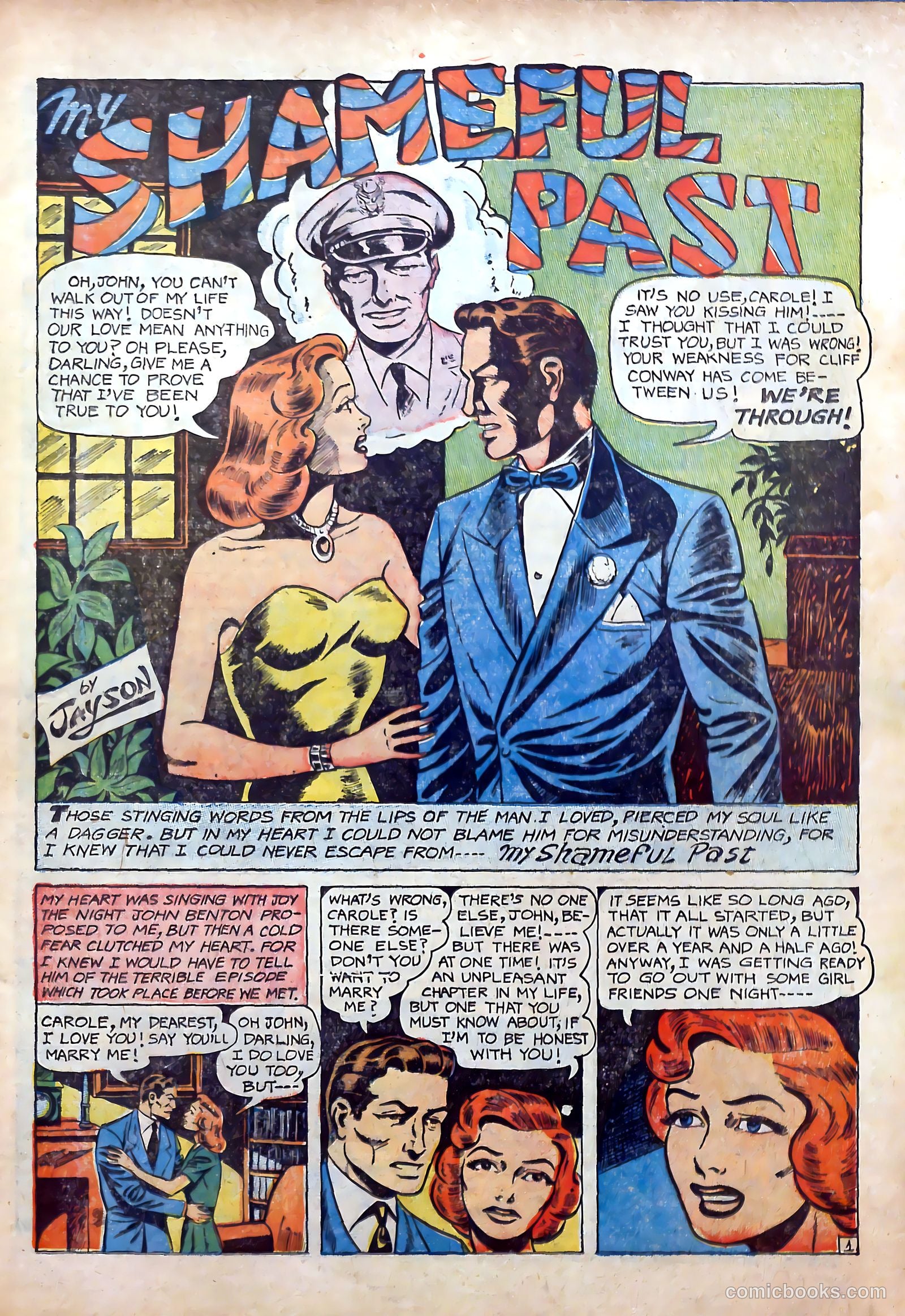 Top Love Stories #11 (1953) — page 3 of 36
