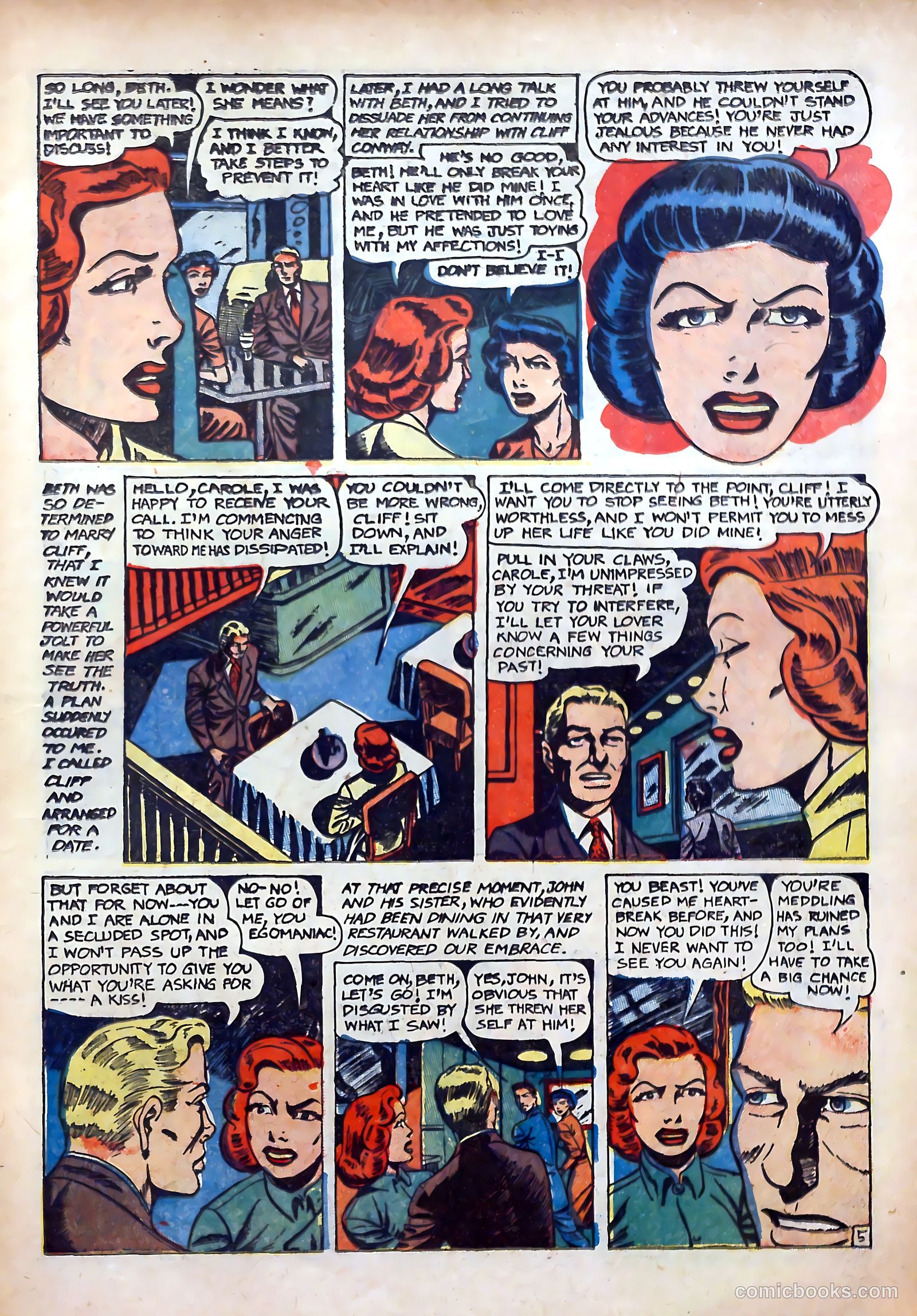 Top Love Stories #11 (1953) — page 7 of 36