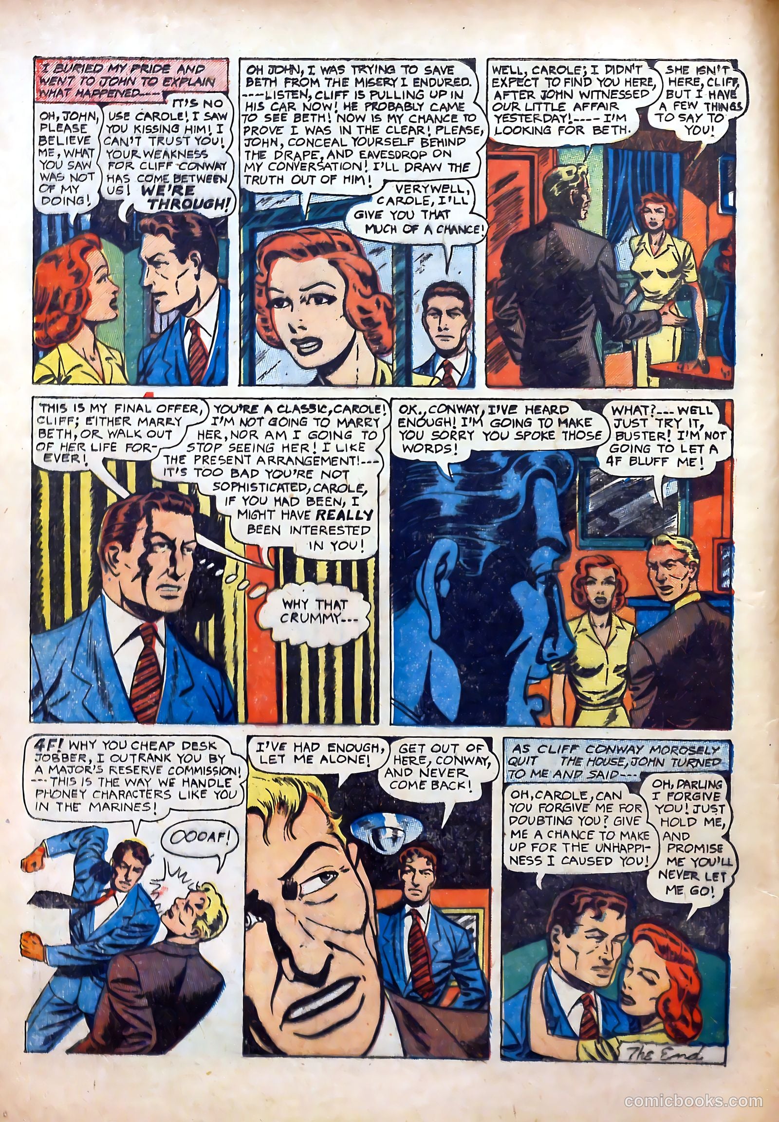 Top Love Stories #11 (1953) — page 8 of 36