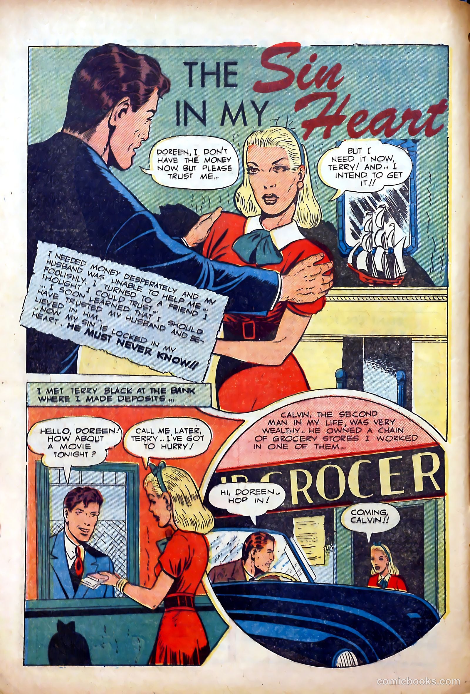 Top Love Stories #11 (1953) — page 12 of 36