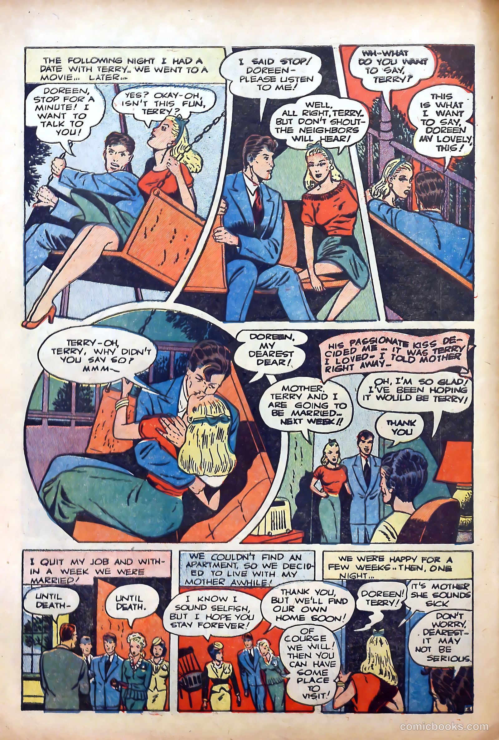 Top Love Stories #11 (1953) — page 14 of 36