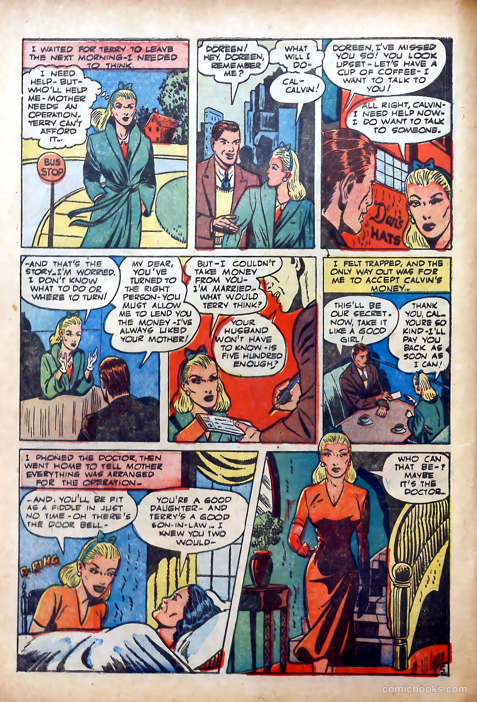 Top Love Stories #11 (1953) — page 16 of 36