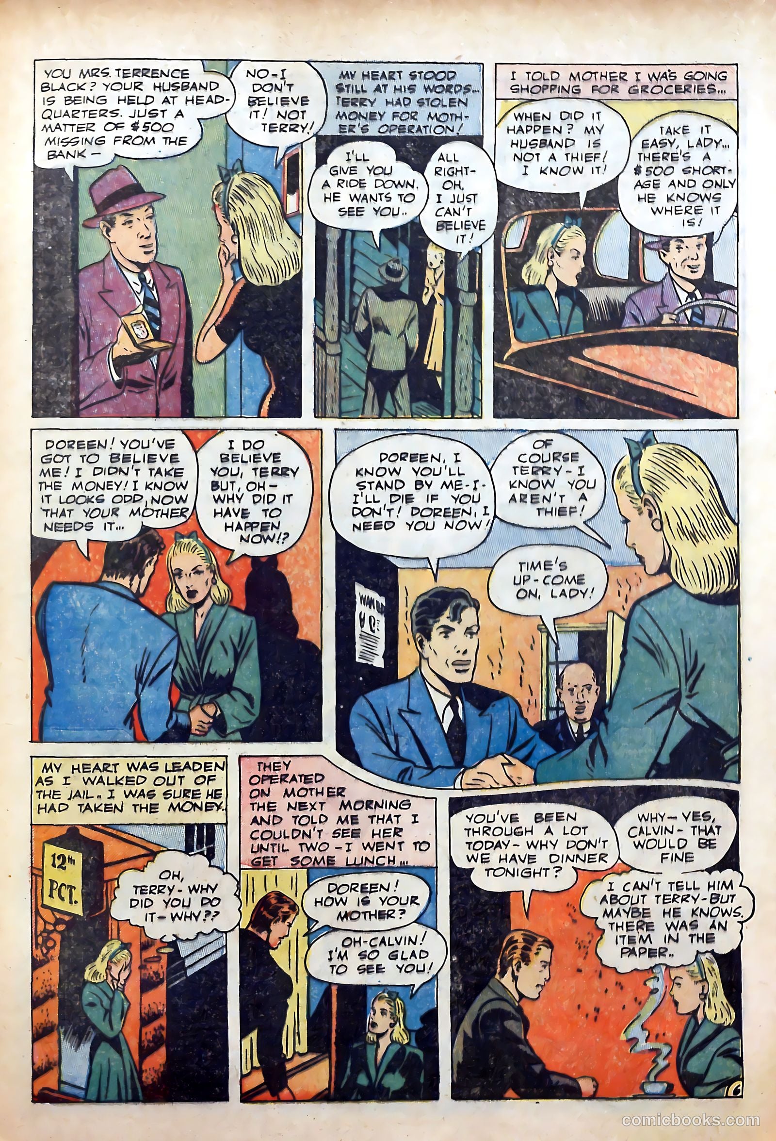Top Love Stories #11 (1953) — page 17 of 36