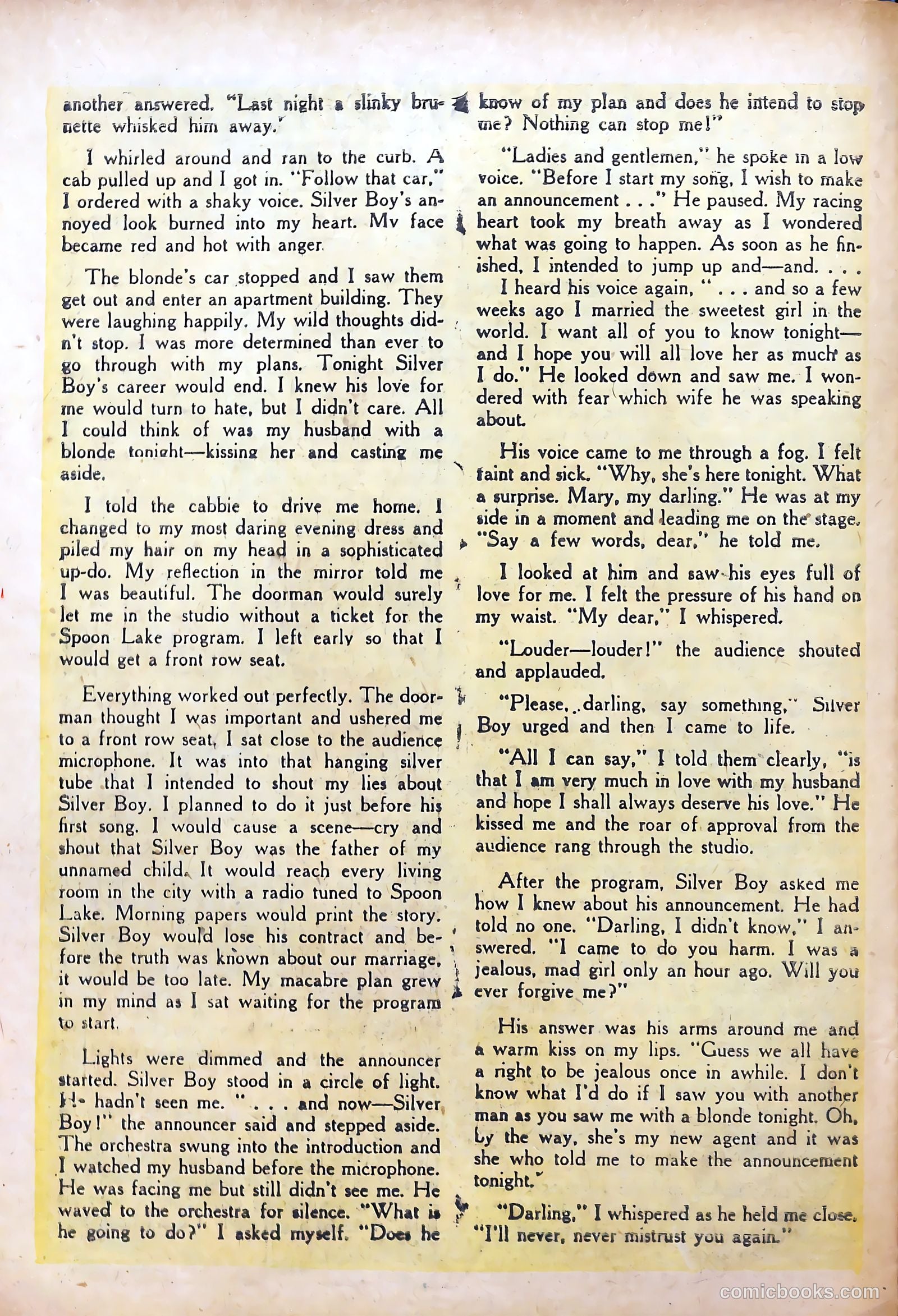 Top Love Stories #11 (1953) — page 22 of 36