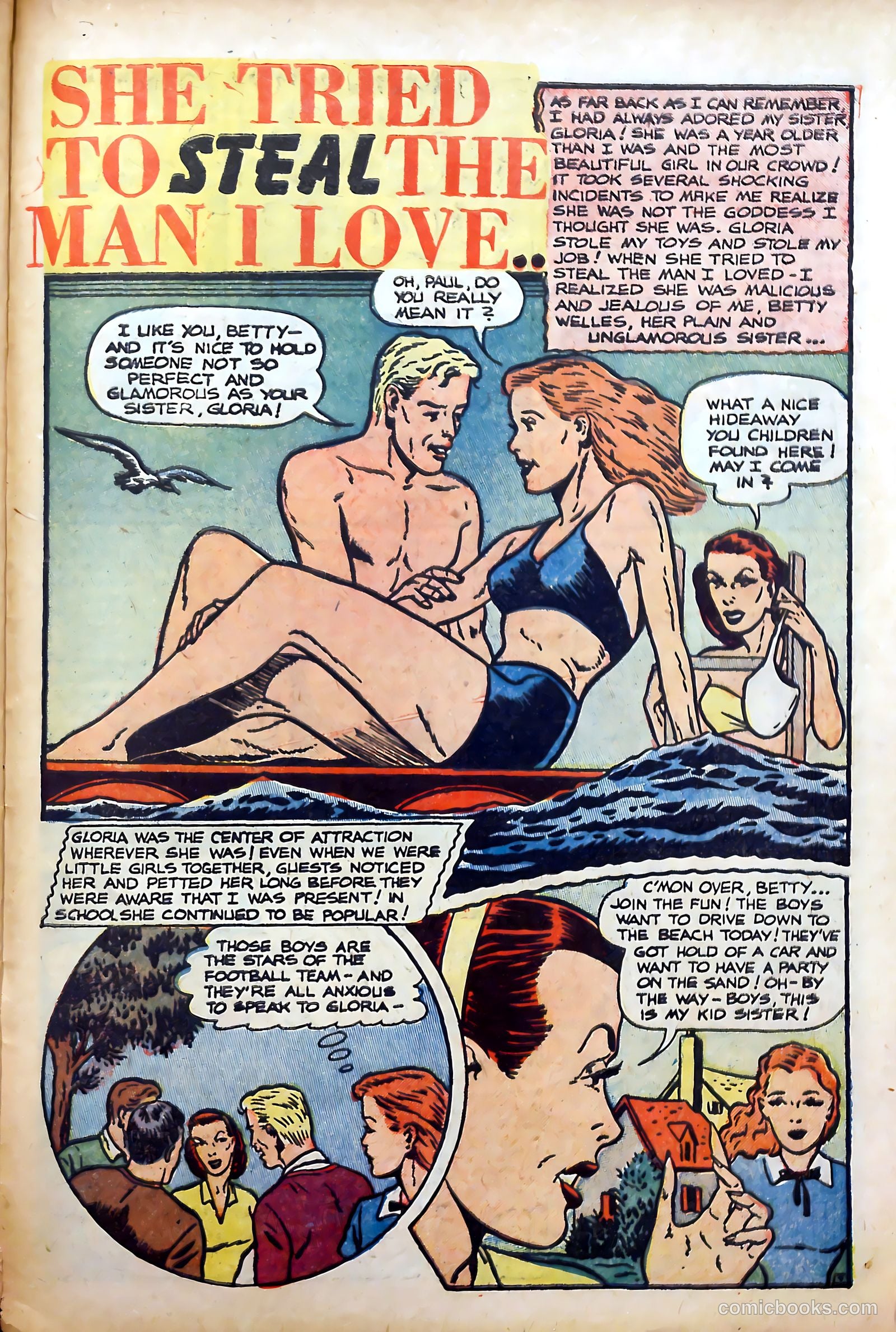 Top Love Stories #11 (1953) — page 23 of 36
