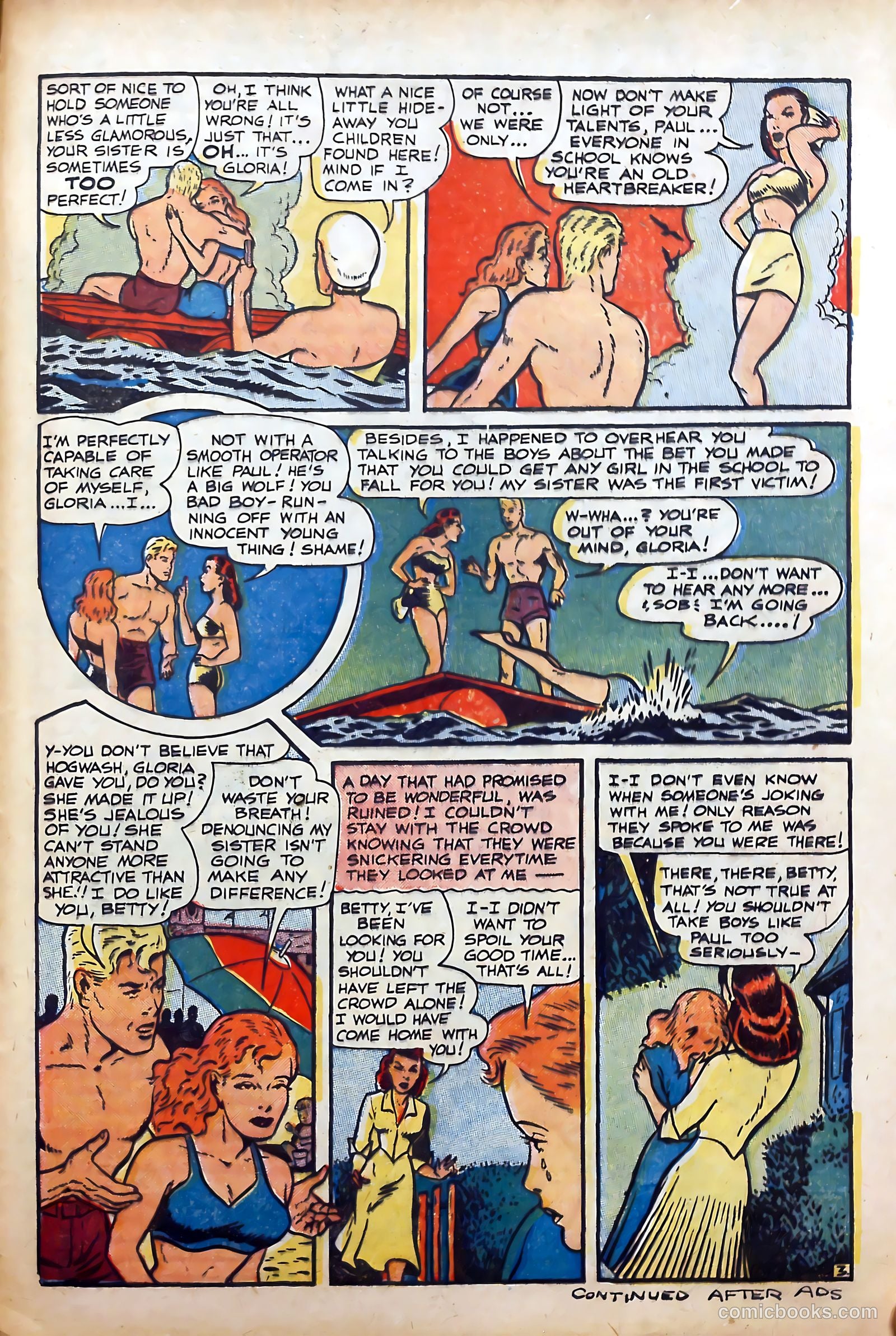 Top Love Stories #11 (1953) — page 25 of 36