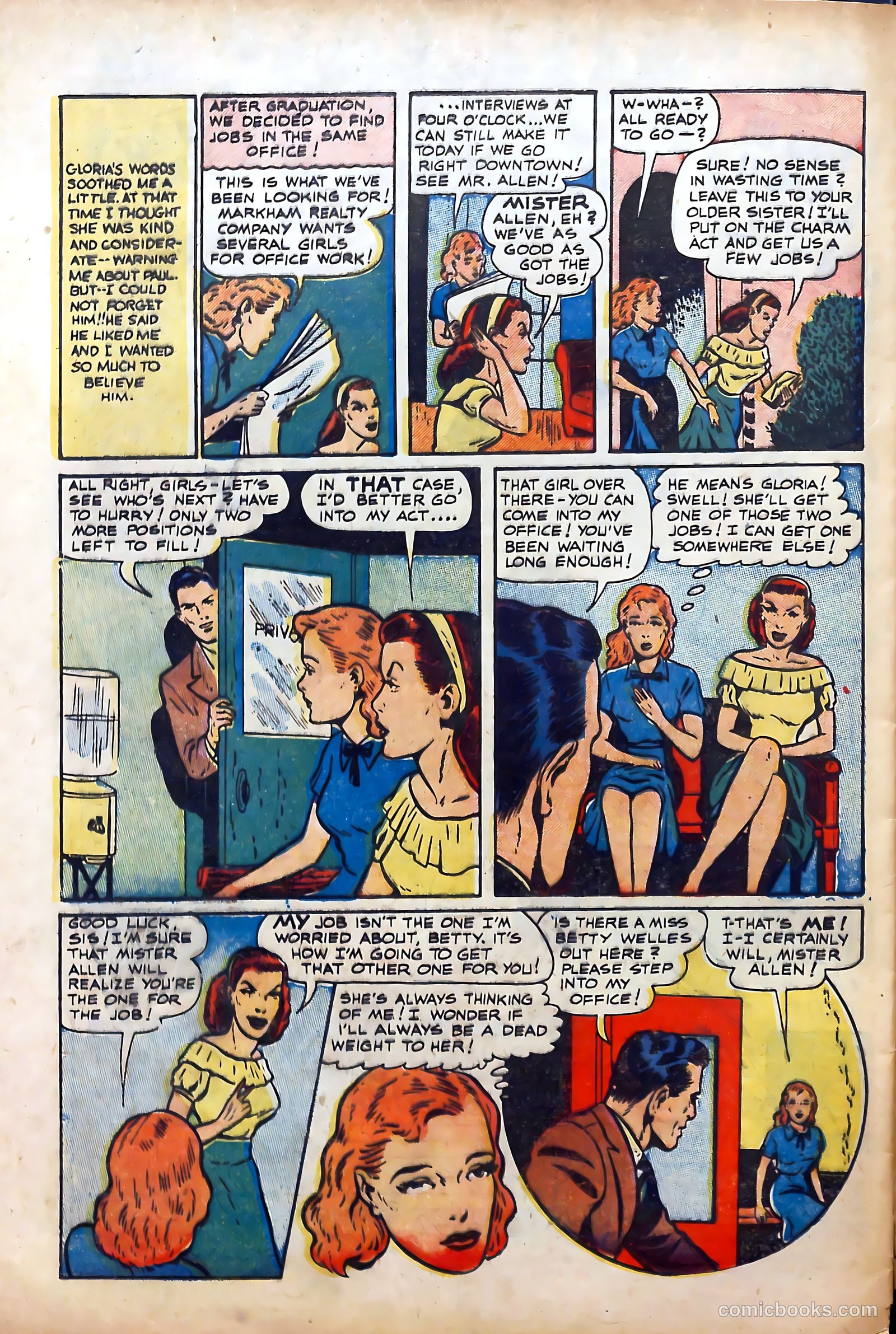 Top Love Stories #11 (1953) — page 28 of 36