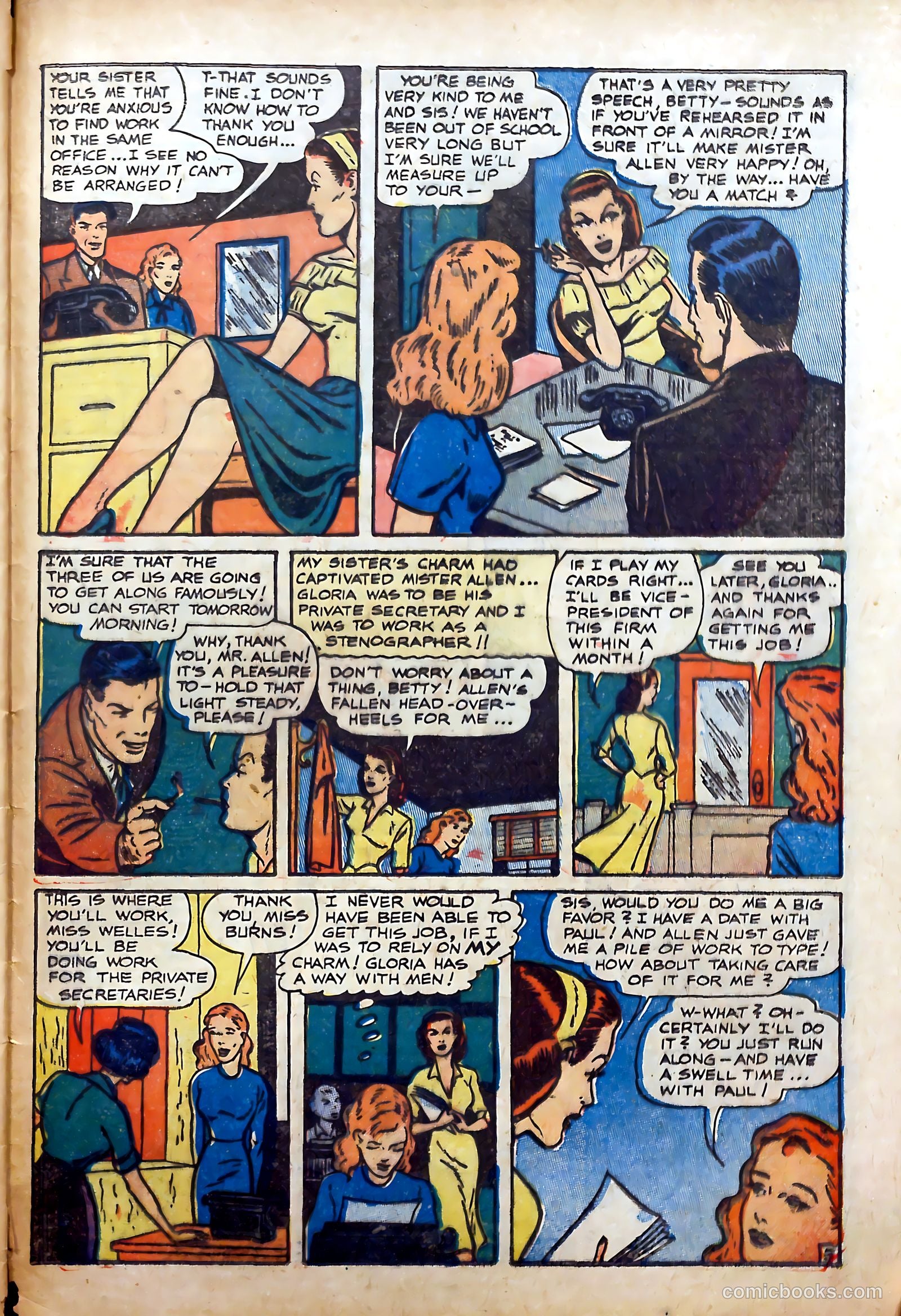 Top Love Stories #11 (1953) — page 29 of 36