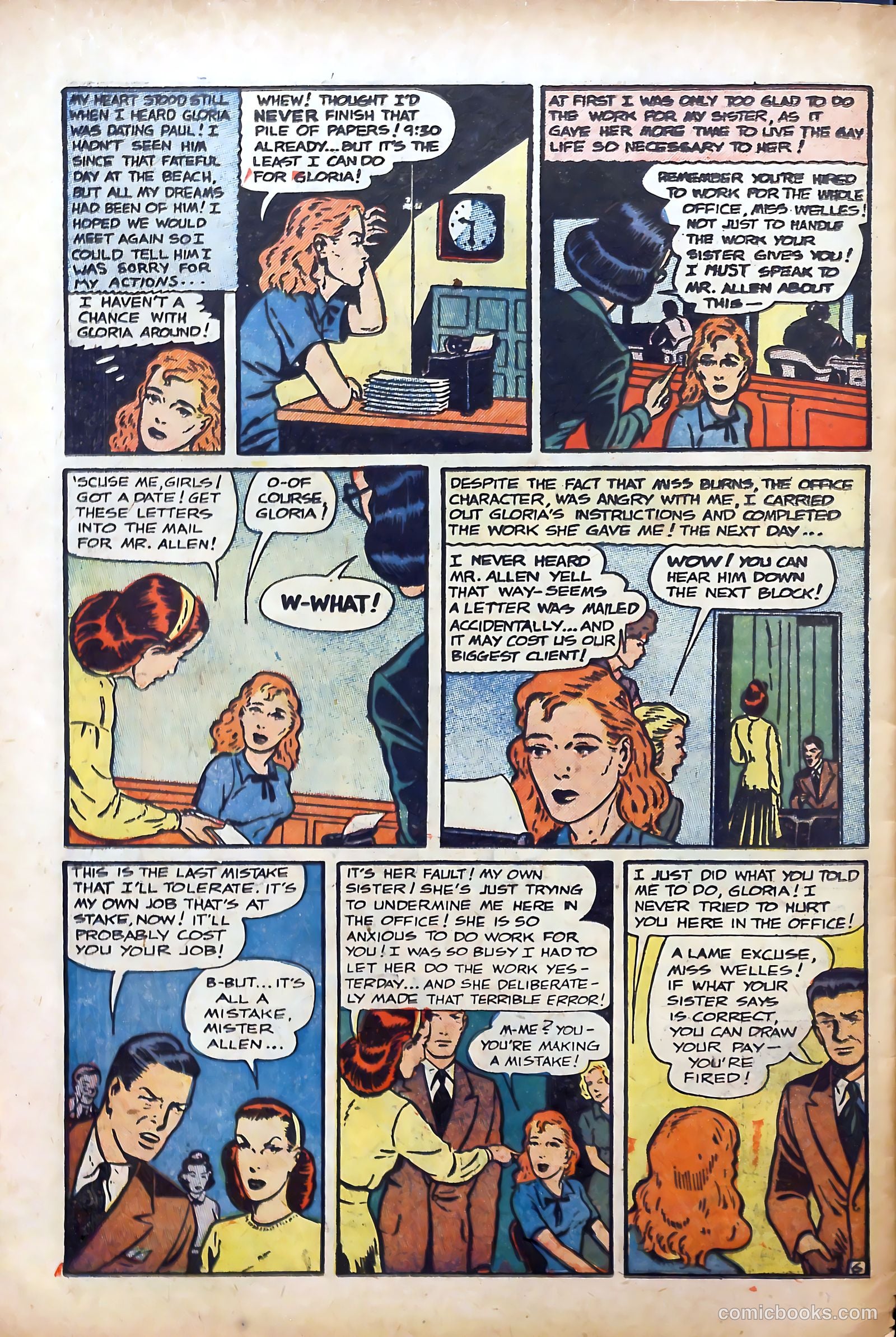 Top Love Stories #11 (1953) — page 30 of 36