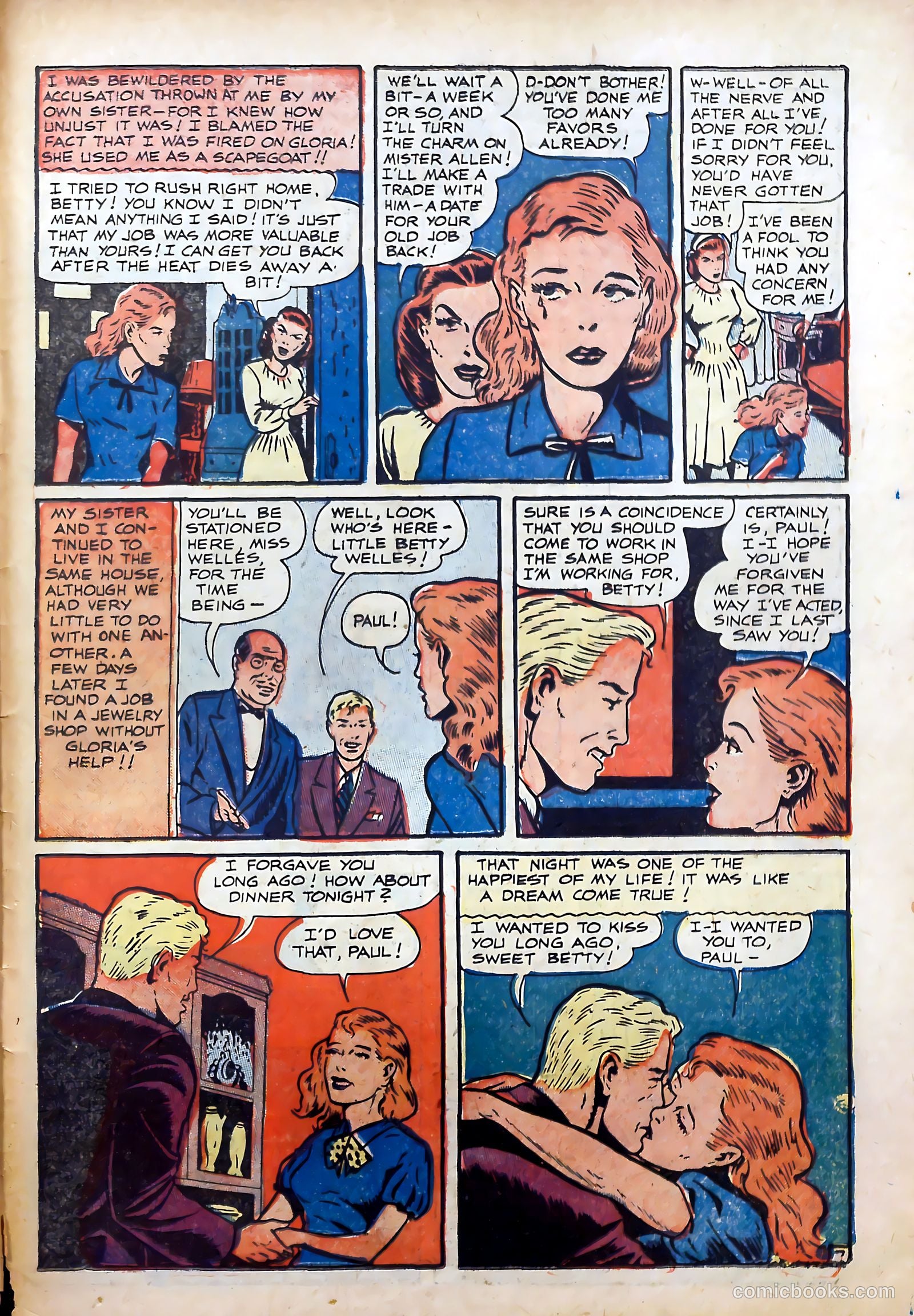 Top Love Stories #11 (1953) — page 31 of 36