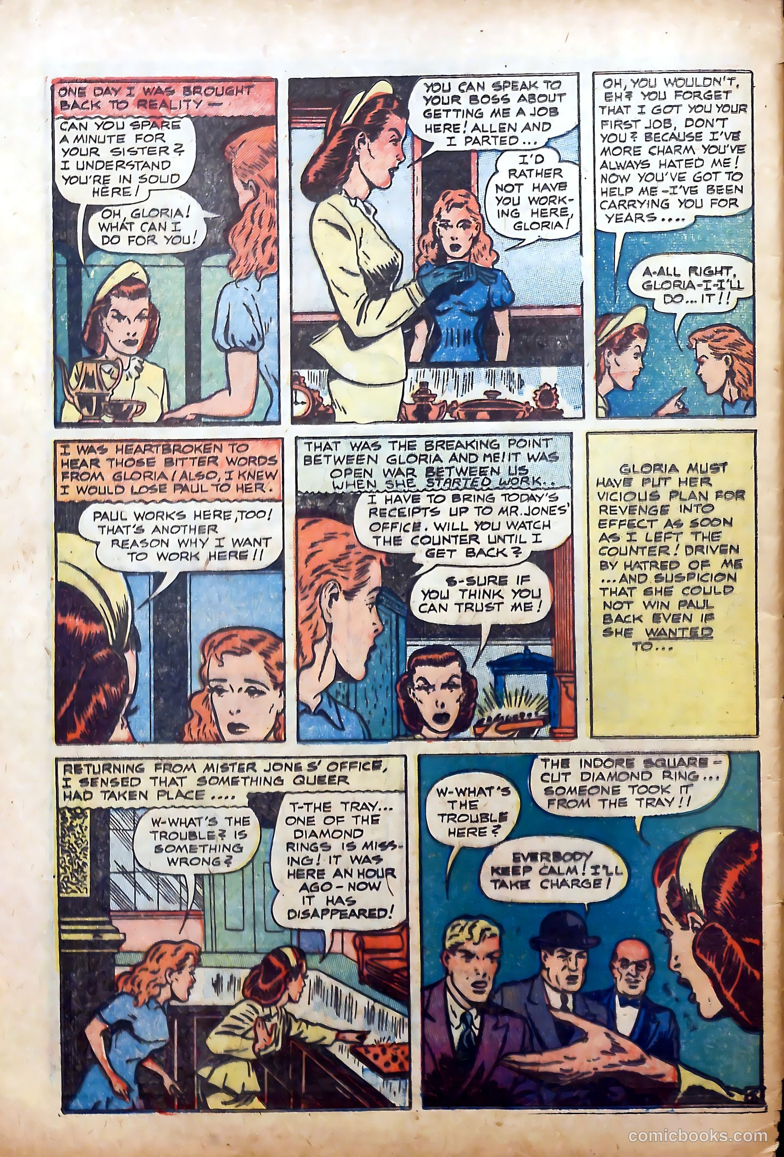 Top Love Stories #11 (1953) — page 32 of 36