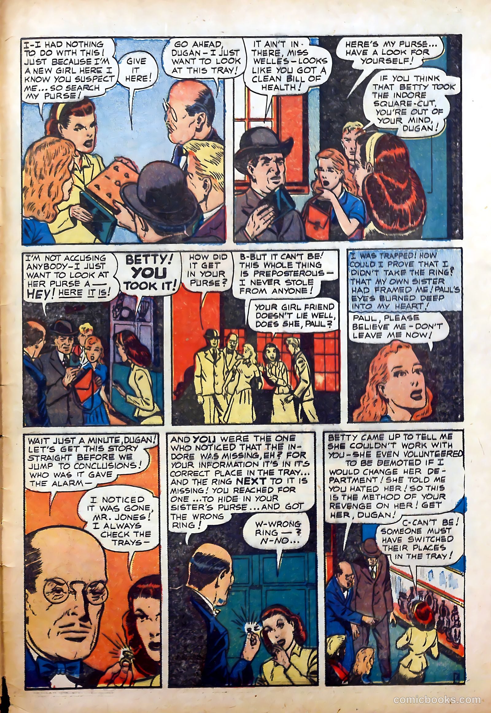 Top Love Stories #11 (1953) — page 33 of 36