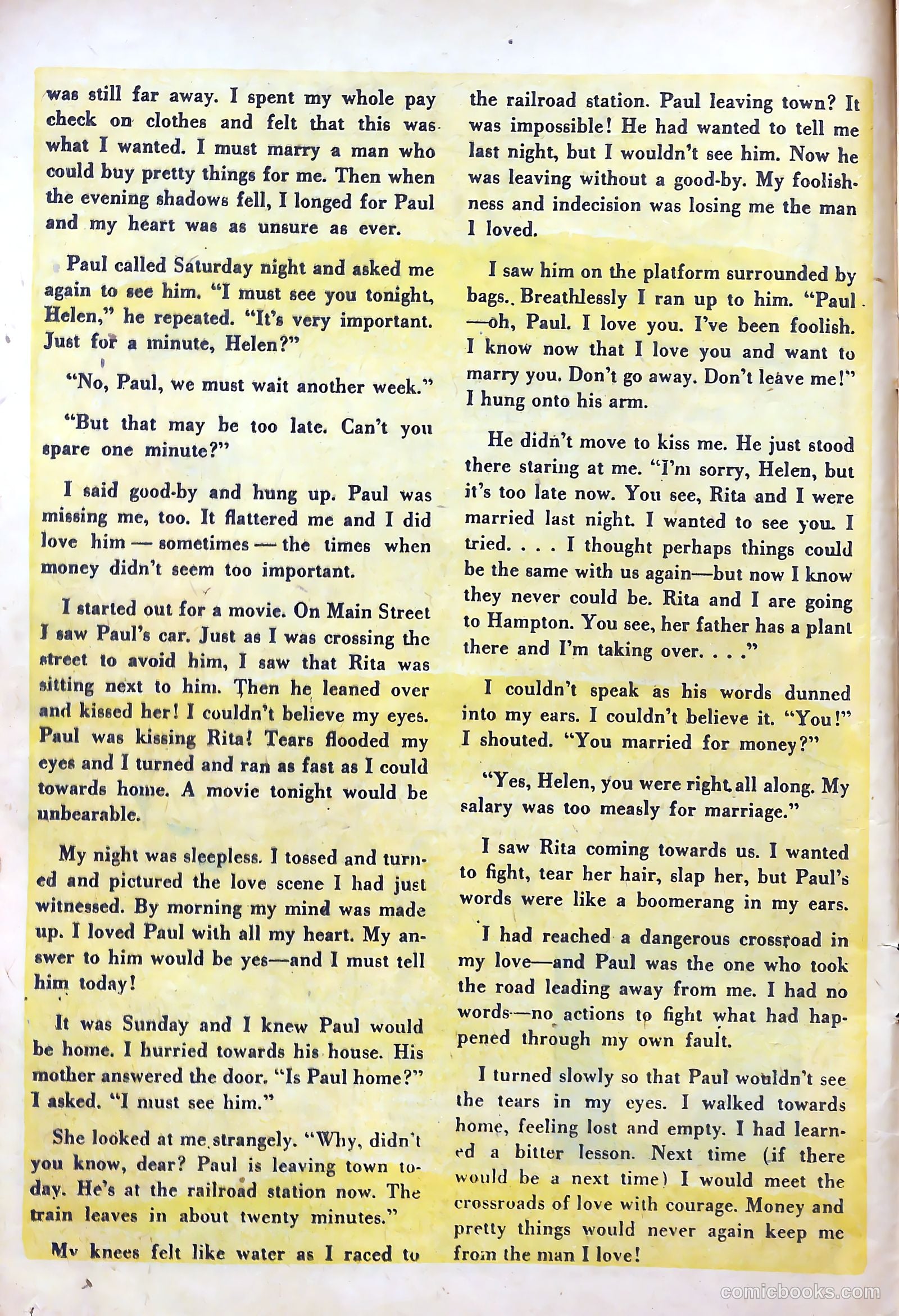 Top Love Stories #12 (1953) — page 14 of 39