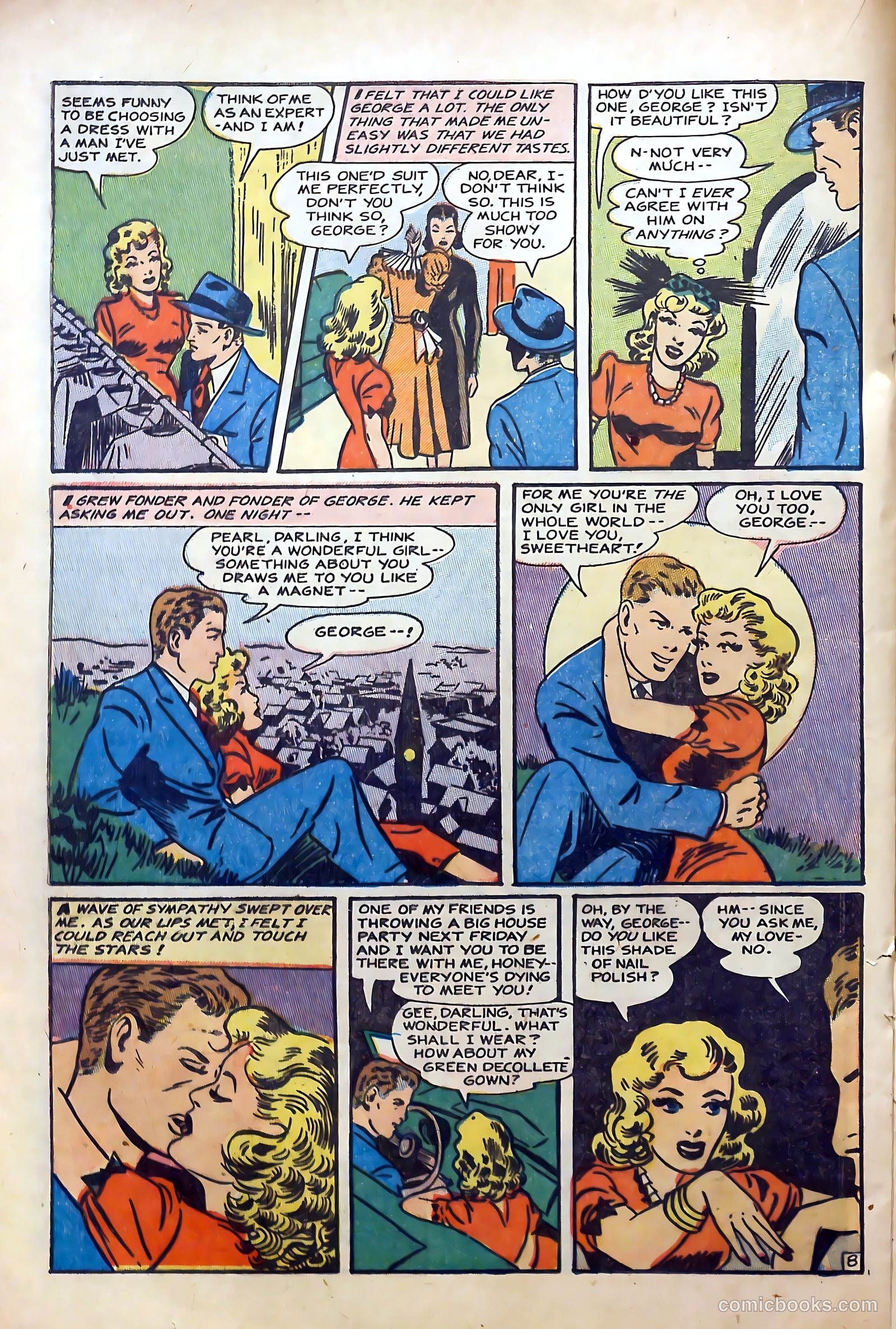 Top Love Stories #12 (1953) — page 22 of 39