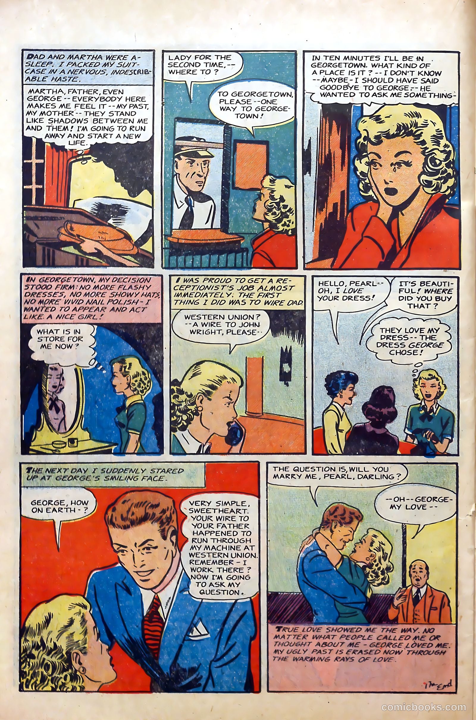 Top Love Stories #12 (1953) — page 24 of 39
