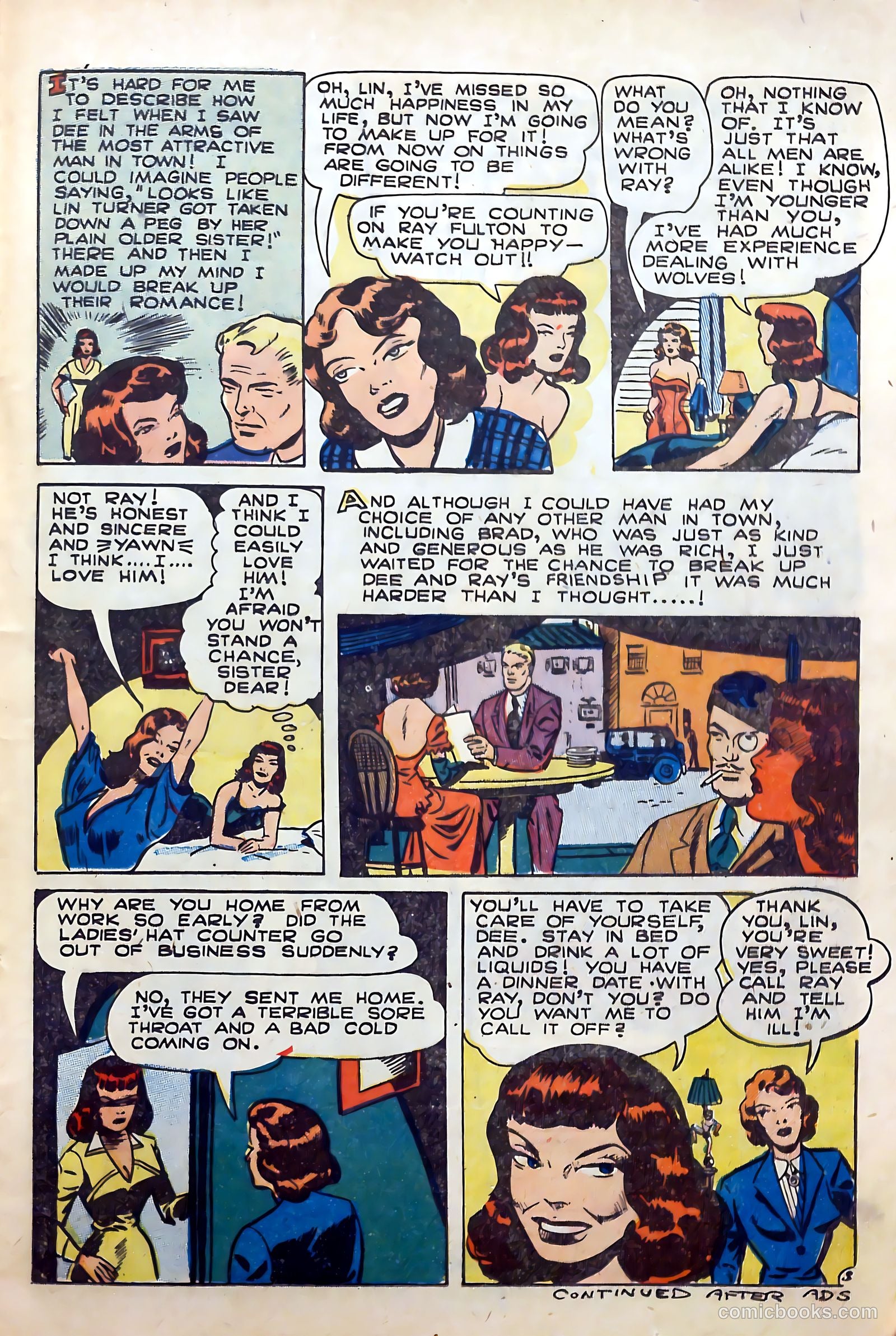 Top Love Stories #12 (1953) — page 27 of 39