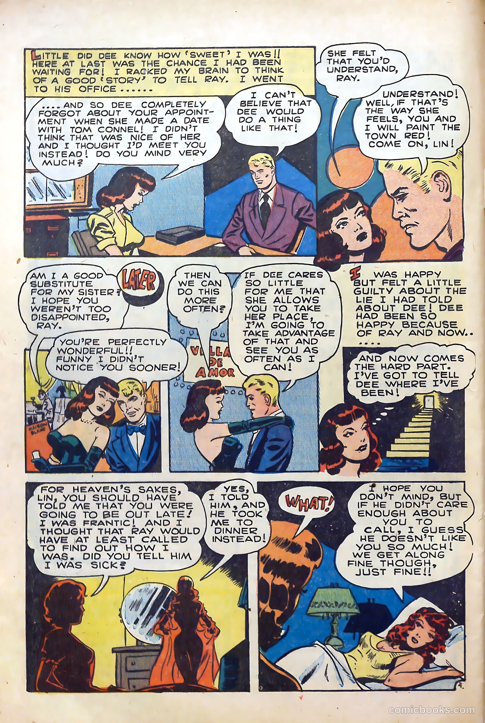 Top Love Stories #12 (1953) — page 30 of 39