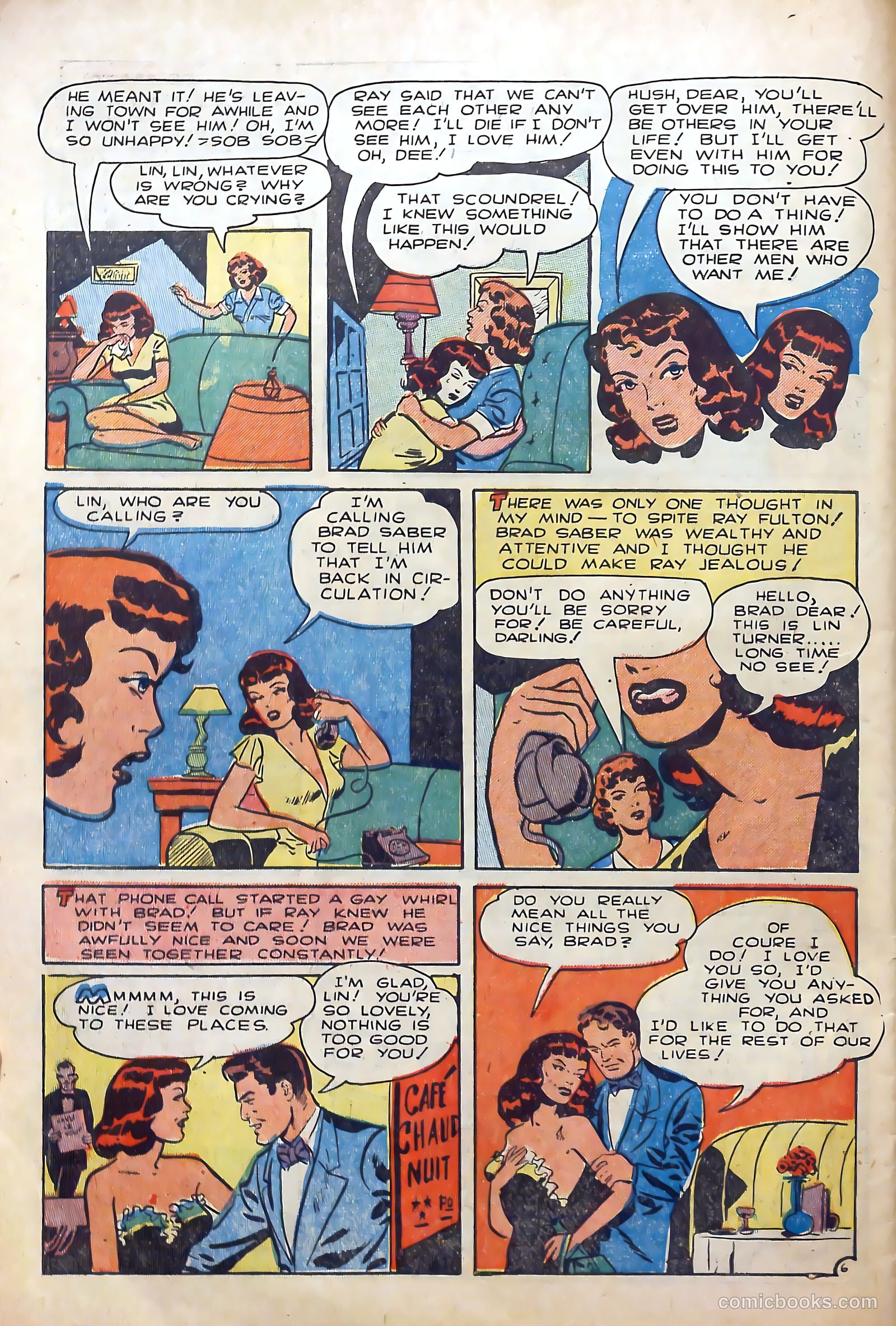 Top Love Stories #12 (1953) — page 32 of 39