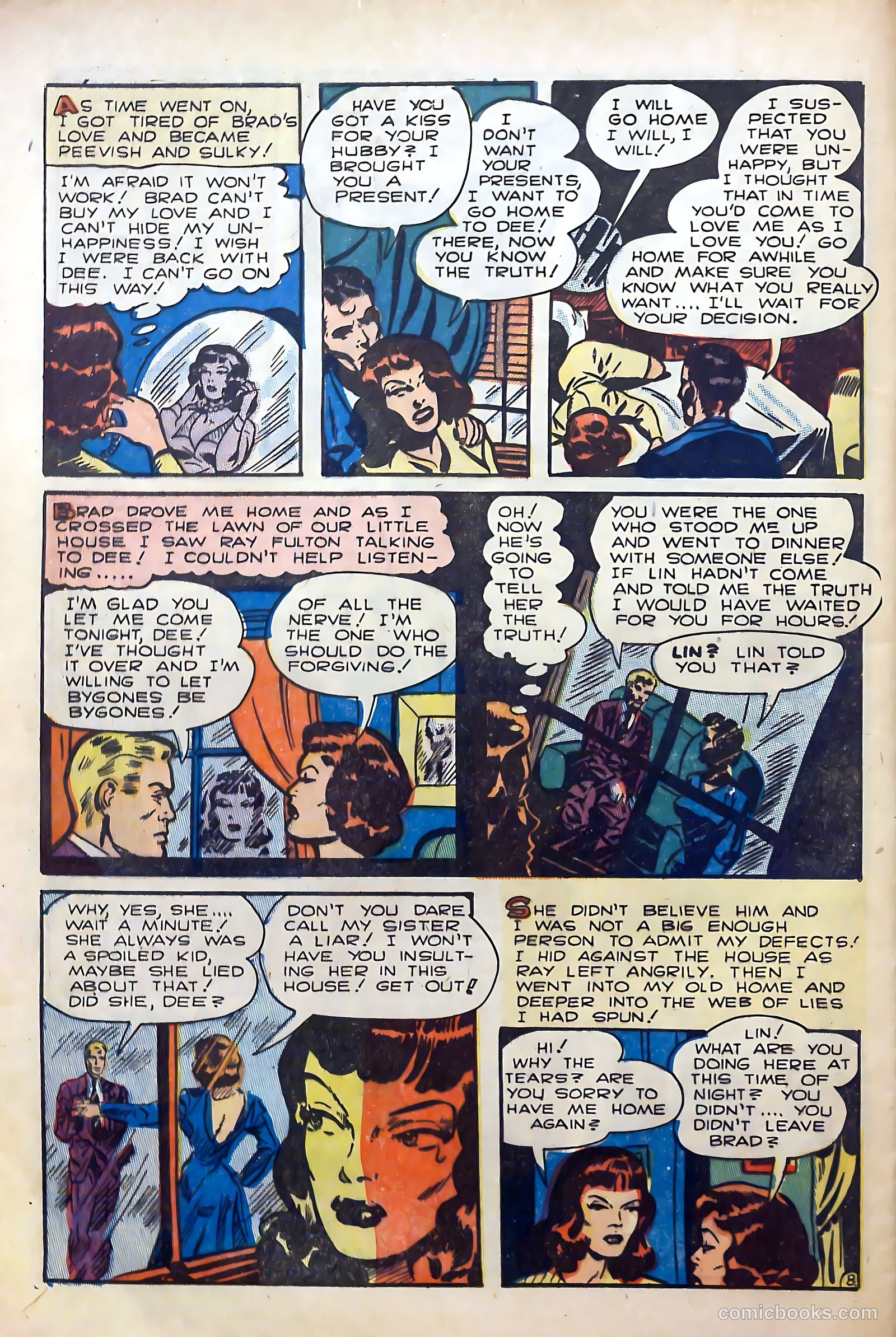 Top Love Stories #12 (1953) — page 34 of 39