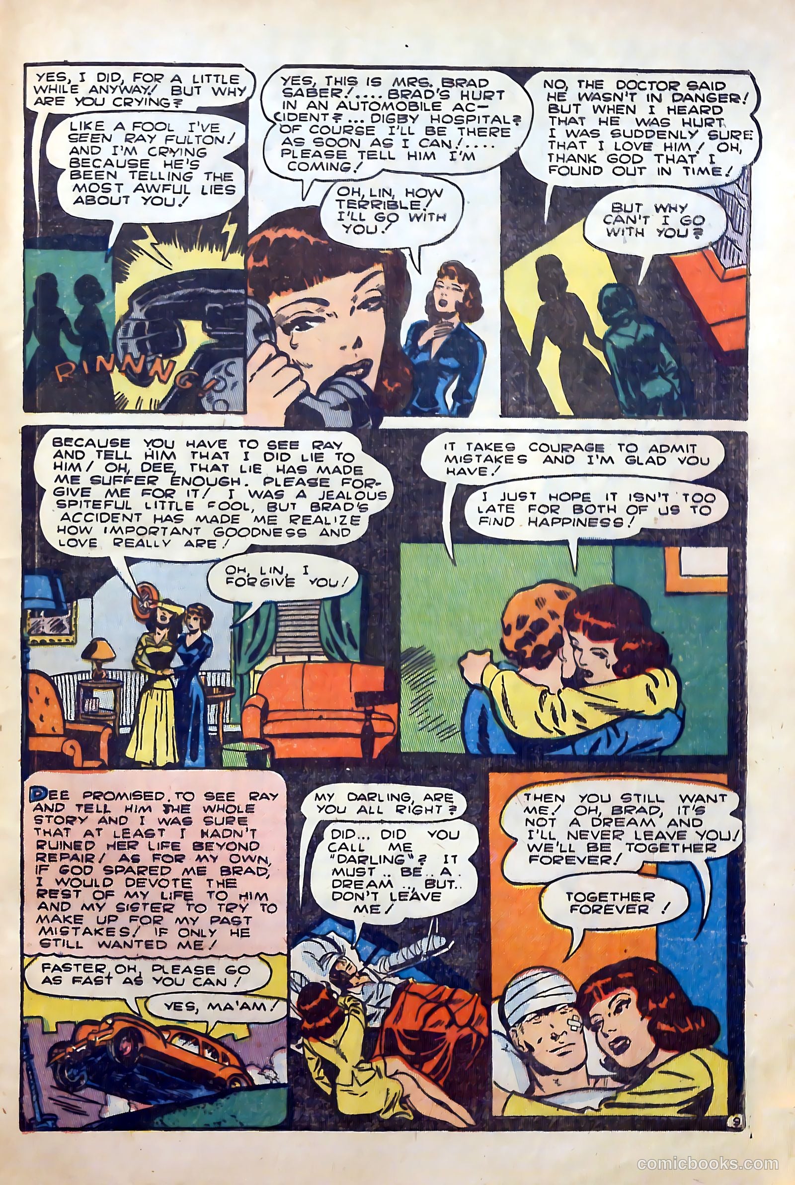 Top Love Stories #12 (1953) — page 35 of 39