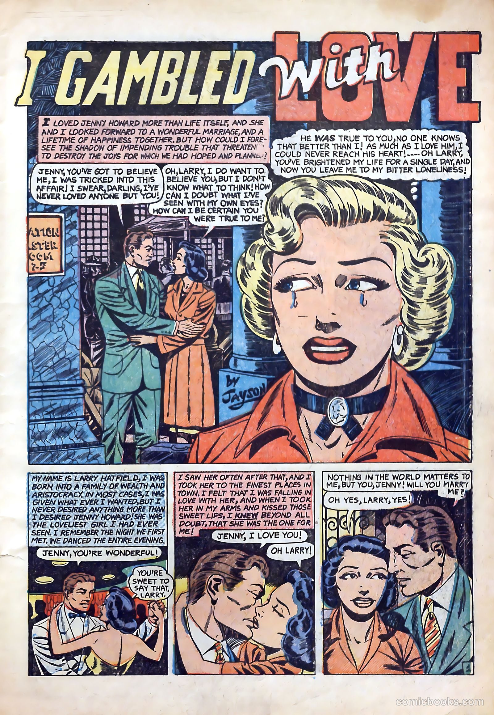 Top Love Stories #14 (1953) — page 3 of 37
