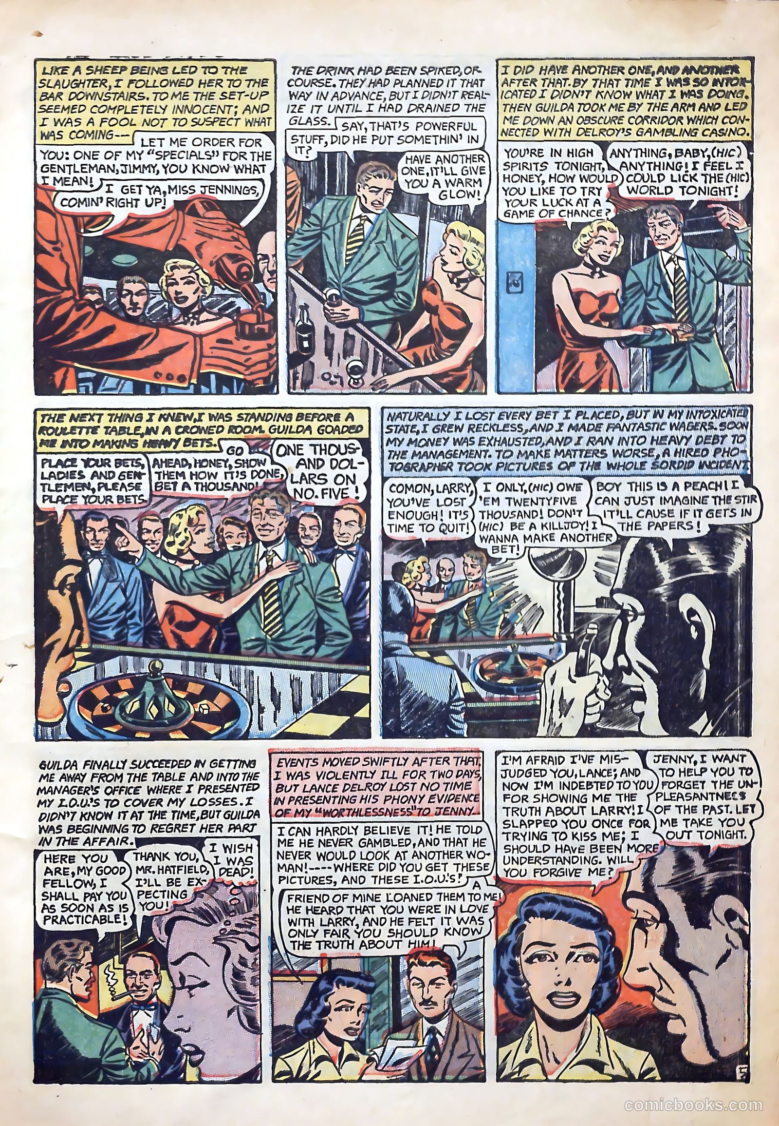 Top Love Stories #14 (1953) — page 7 of 37