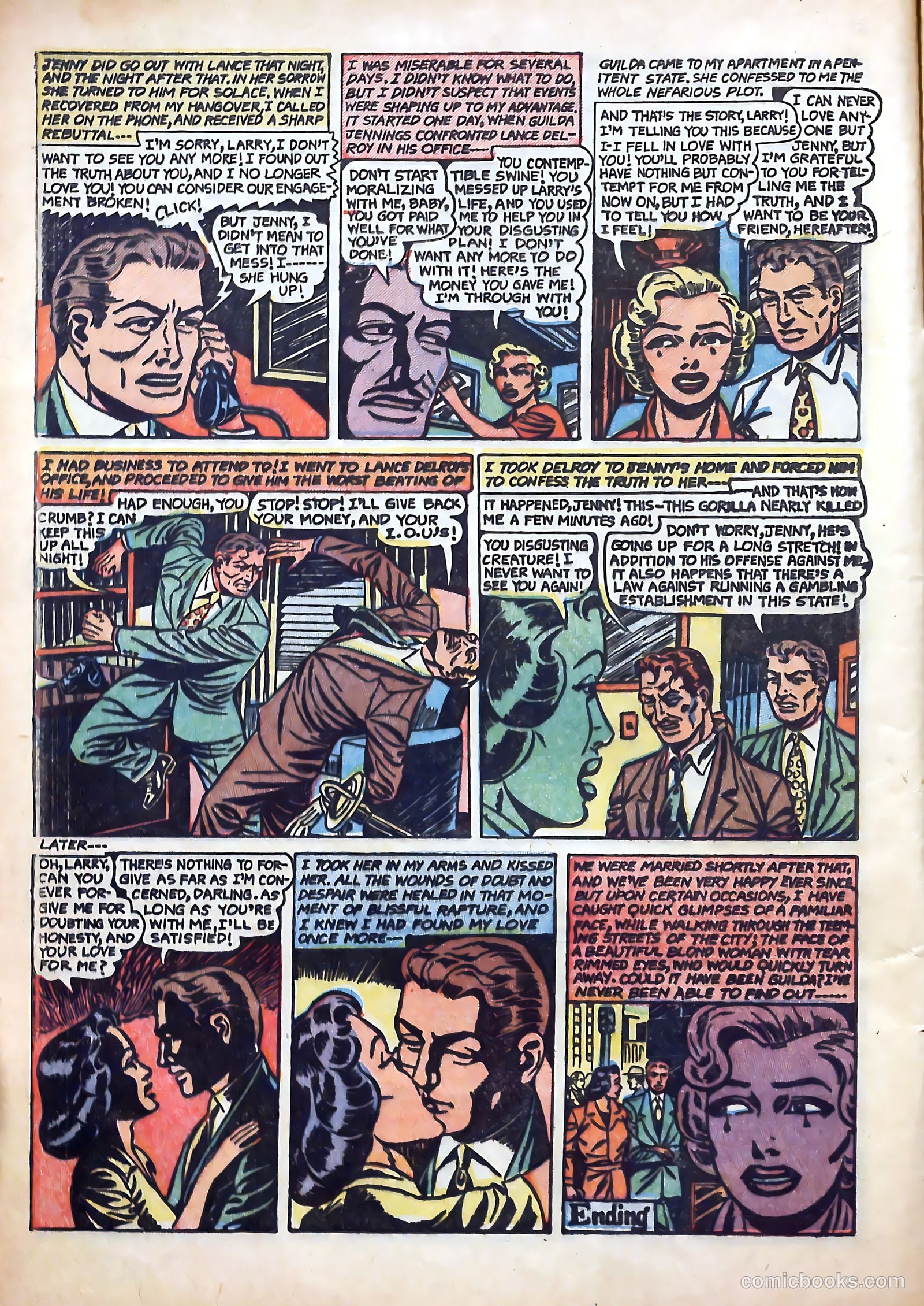 Top Love Stories #14 (1953) — page 8 of 37