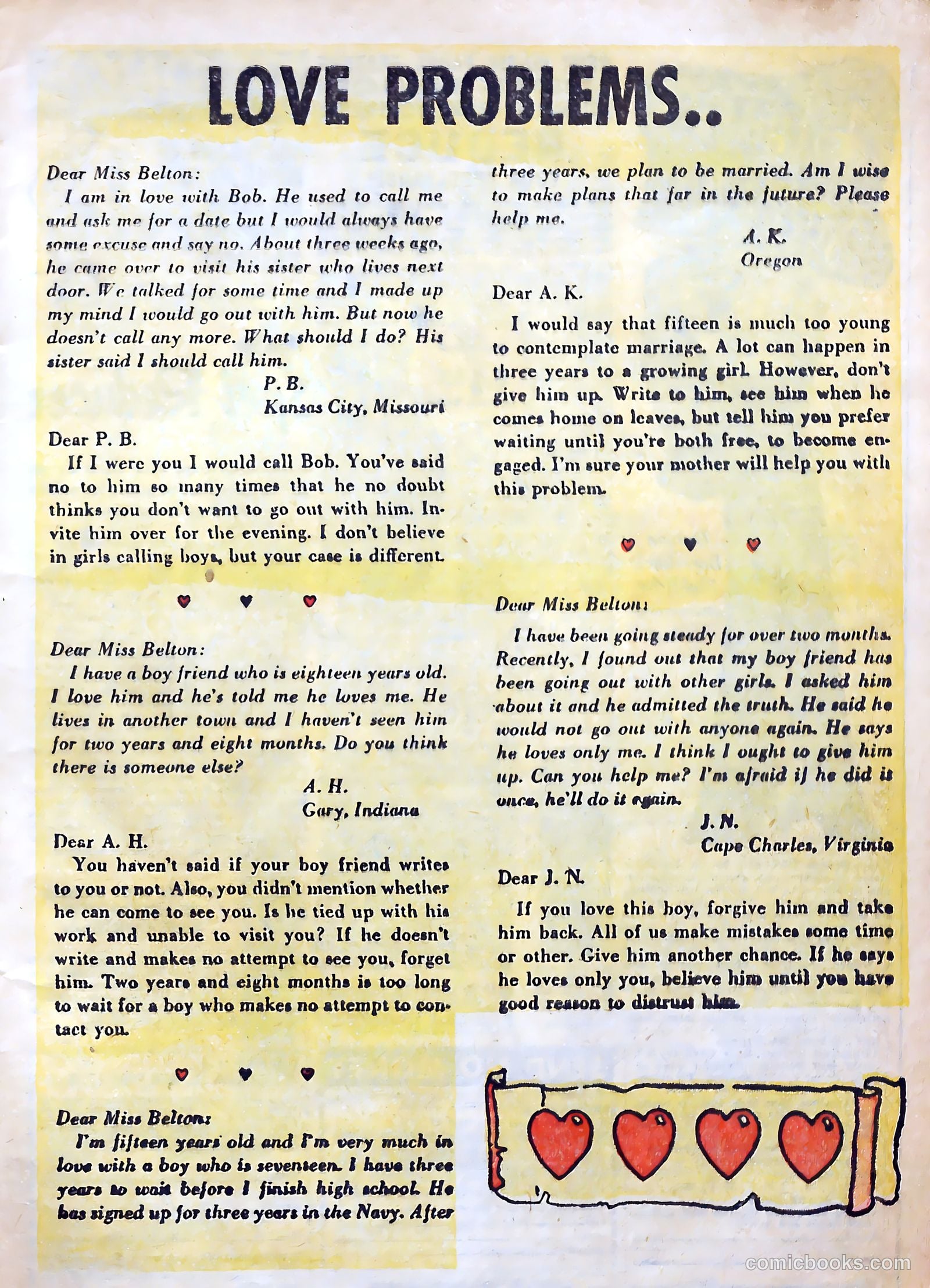 Top Love Stories #14 (1953) — page 9 of 37