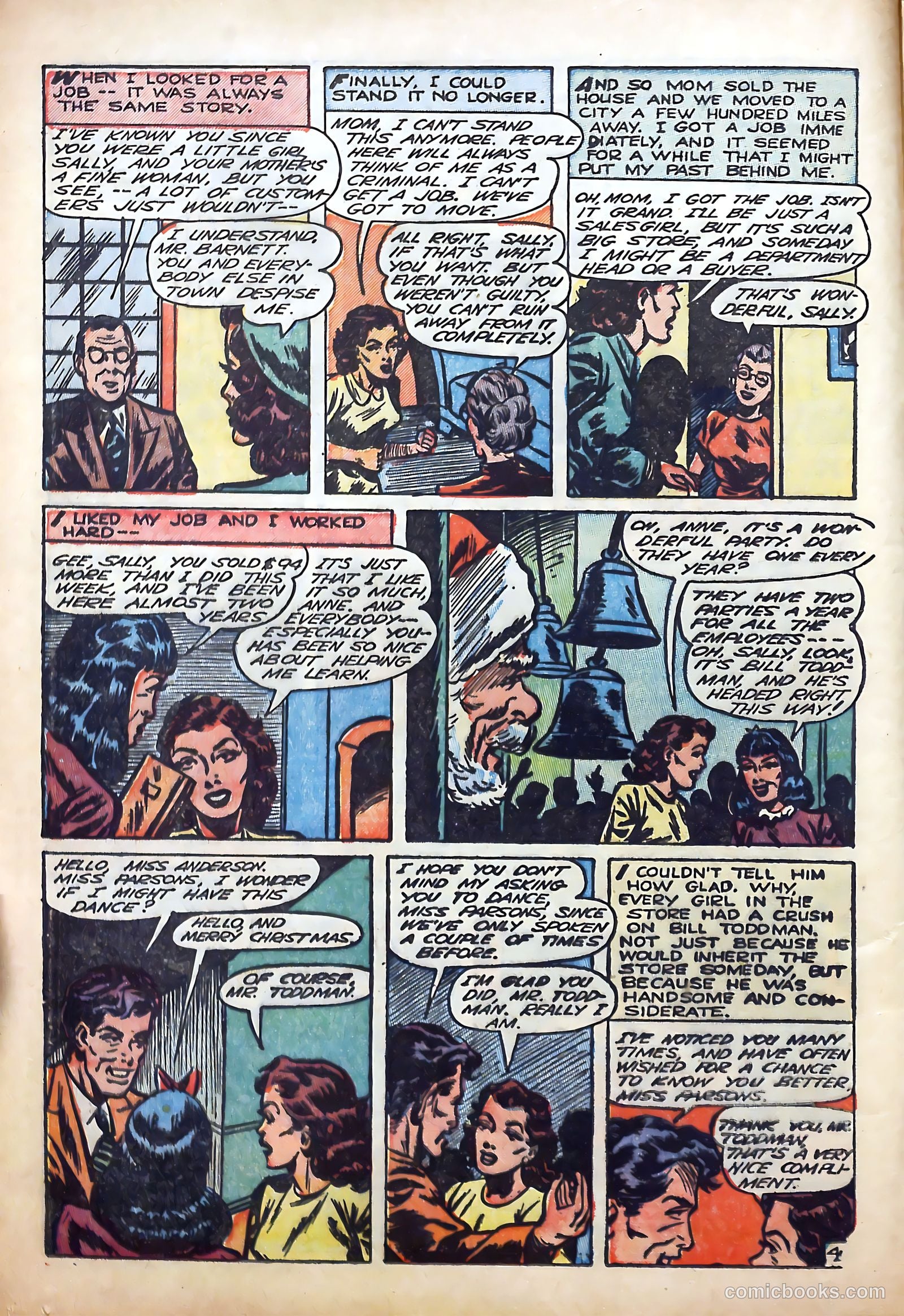 Top Love Stories #14 (1953) — page 16 of 37