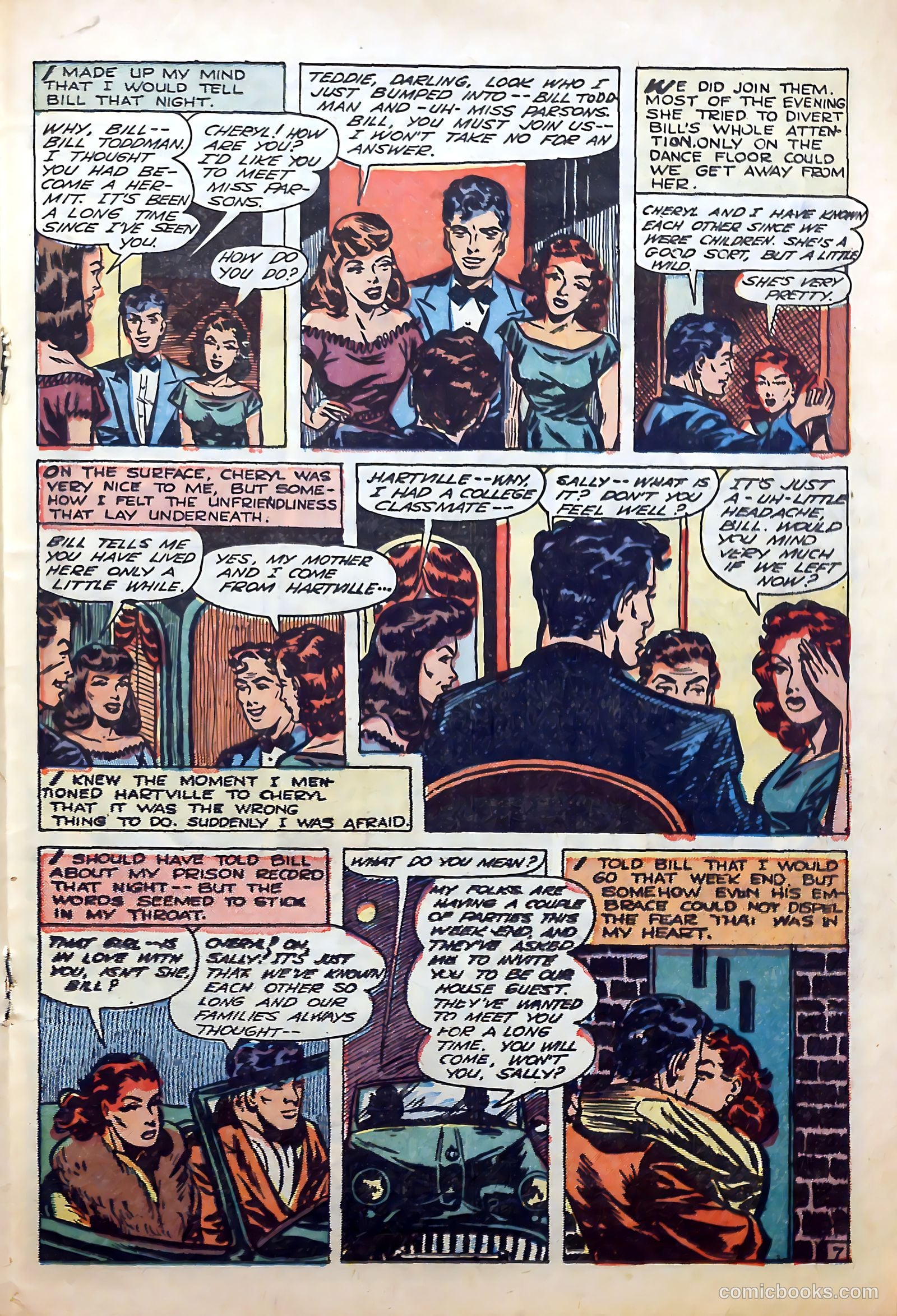 Top Love Stories #14 (1953) — page 19 of 37
