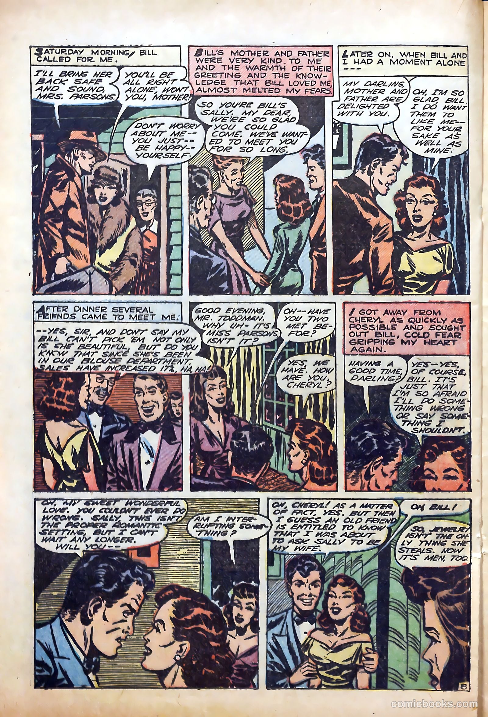 Top Love Stories #14 (1953) — page 20 of 37