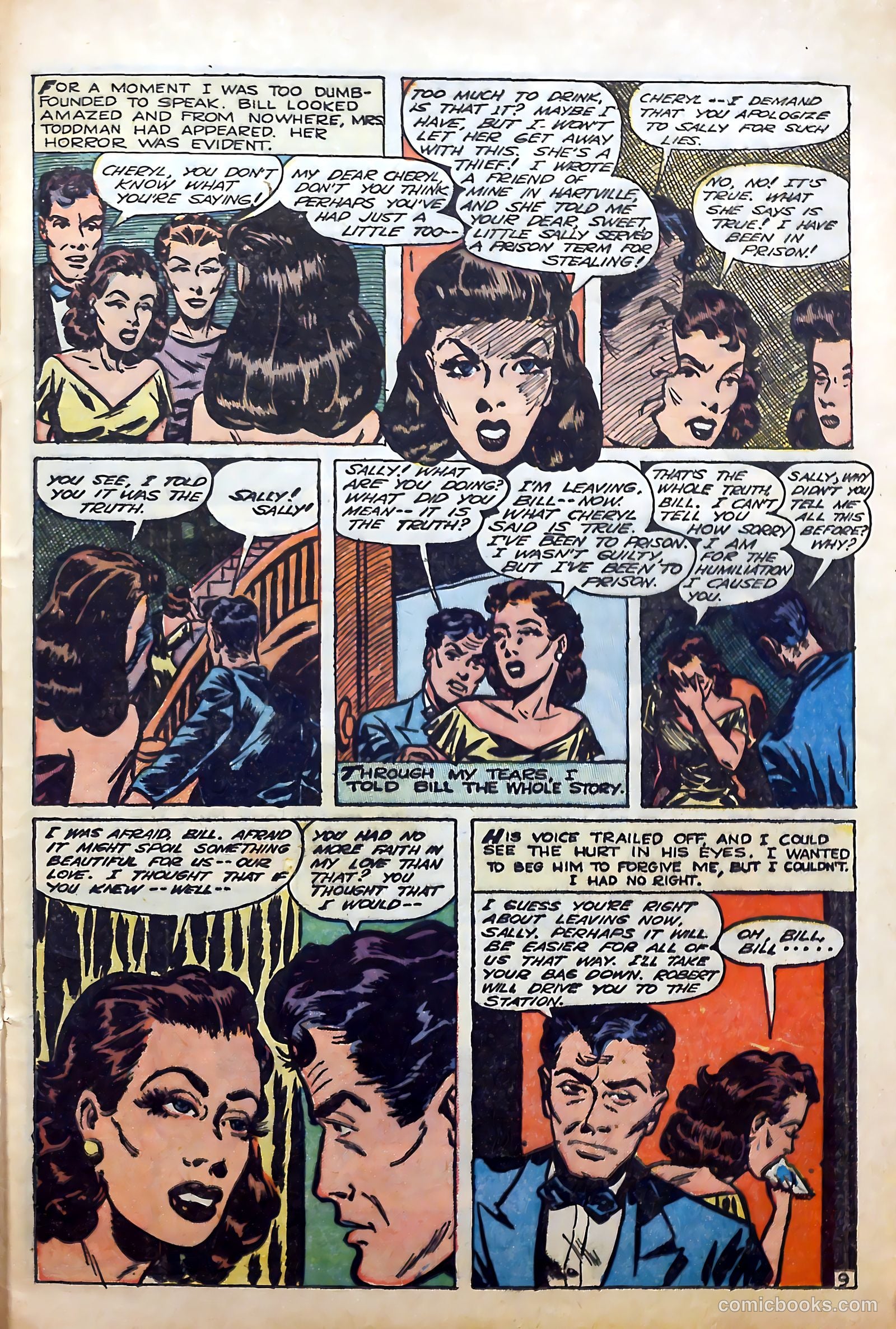 Top Love Stories #14 (1953) — page 21 of 37