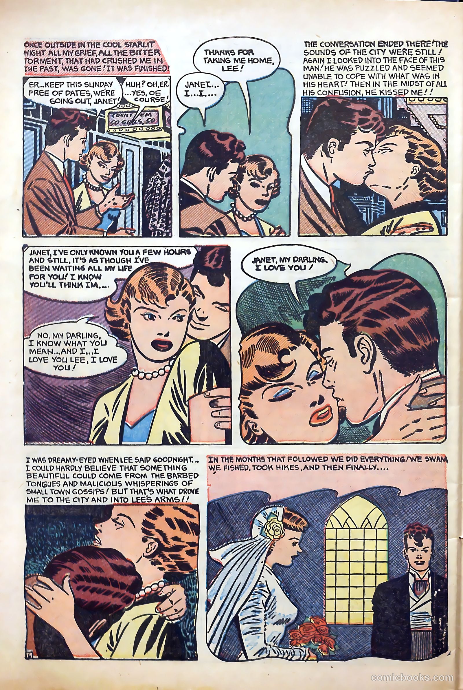 Top Love Stories #14 (1953) — page 30 of 37