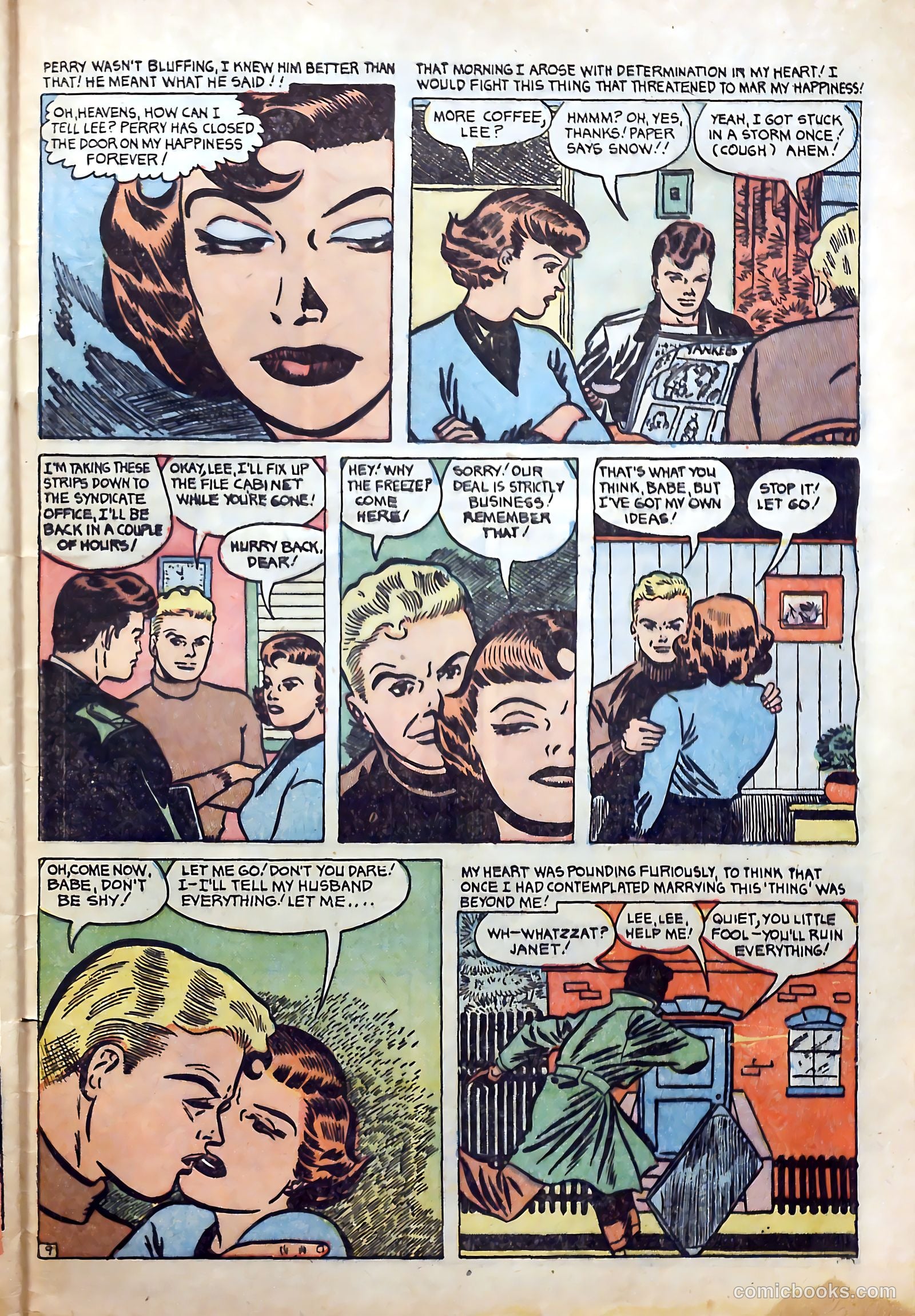 Top Love Stories #14 (1953) — page 33 of 37