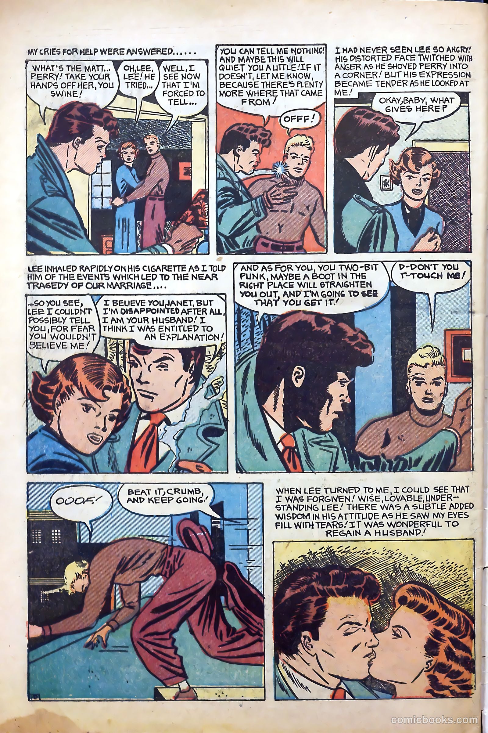 Top Love Stories #14 (1953) — page 34 of 37