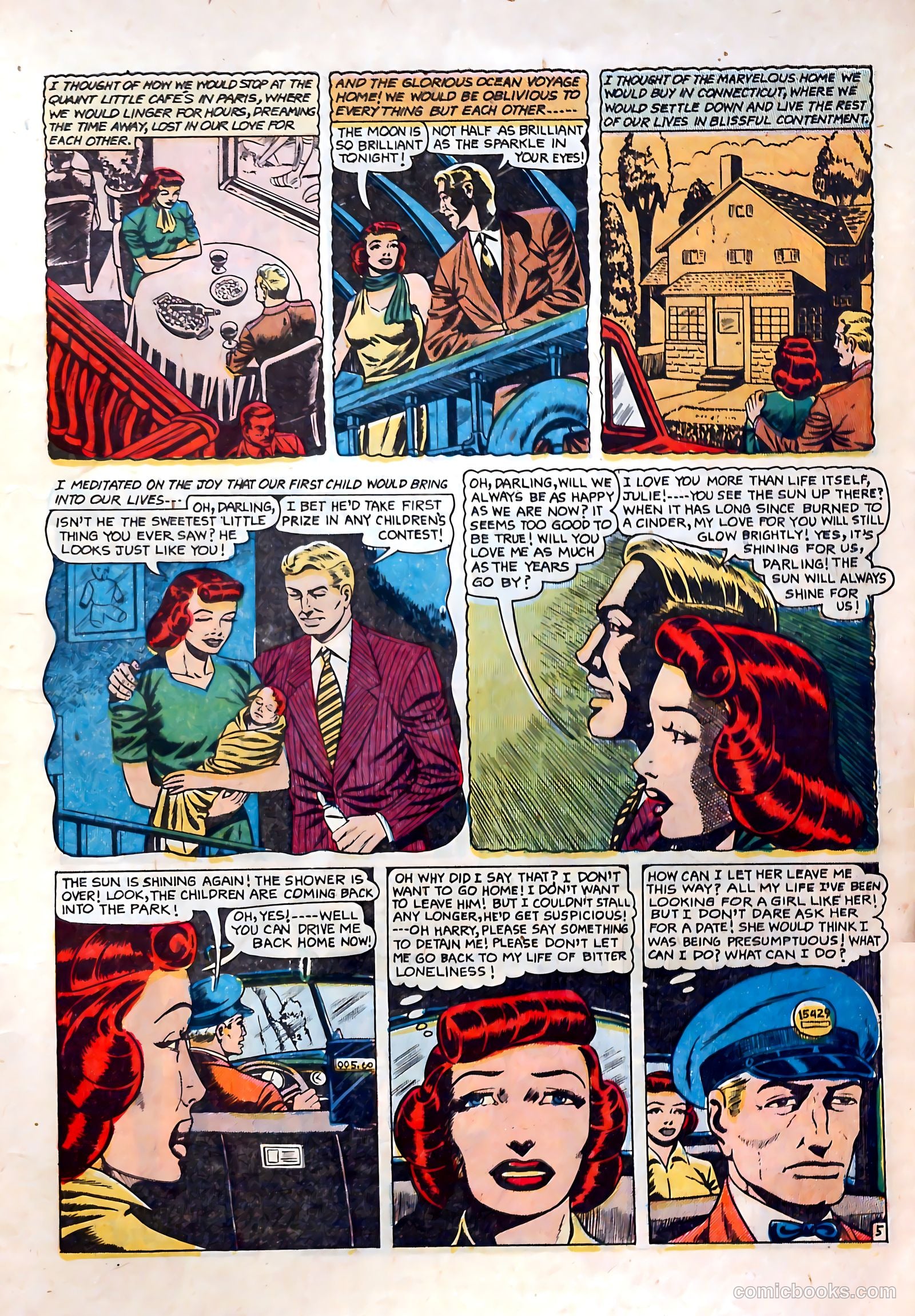 Top Love Stories #15 (1953) — page 7 of 36