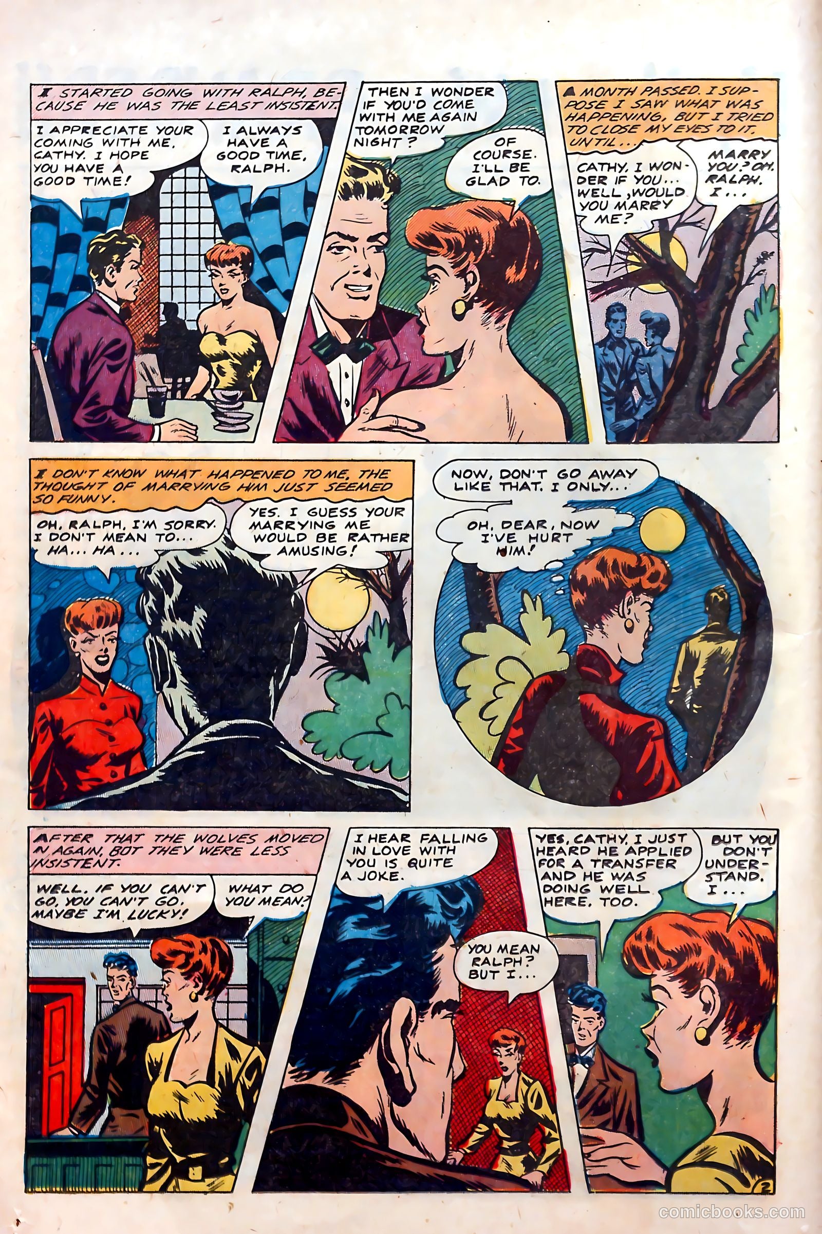Top Love Stories #15 (1953) — page 14 of 36
