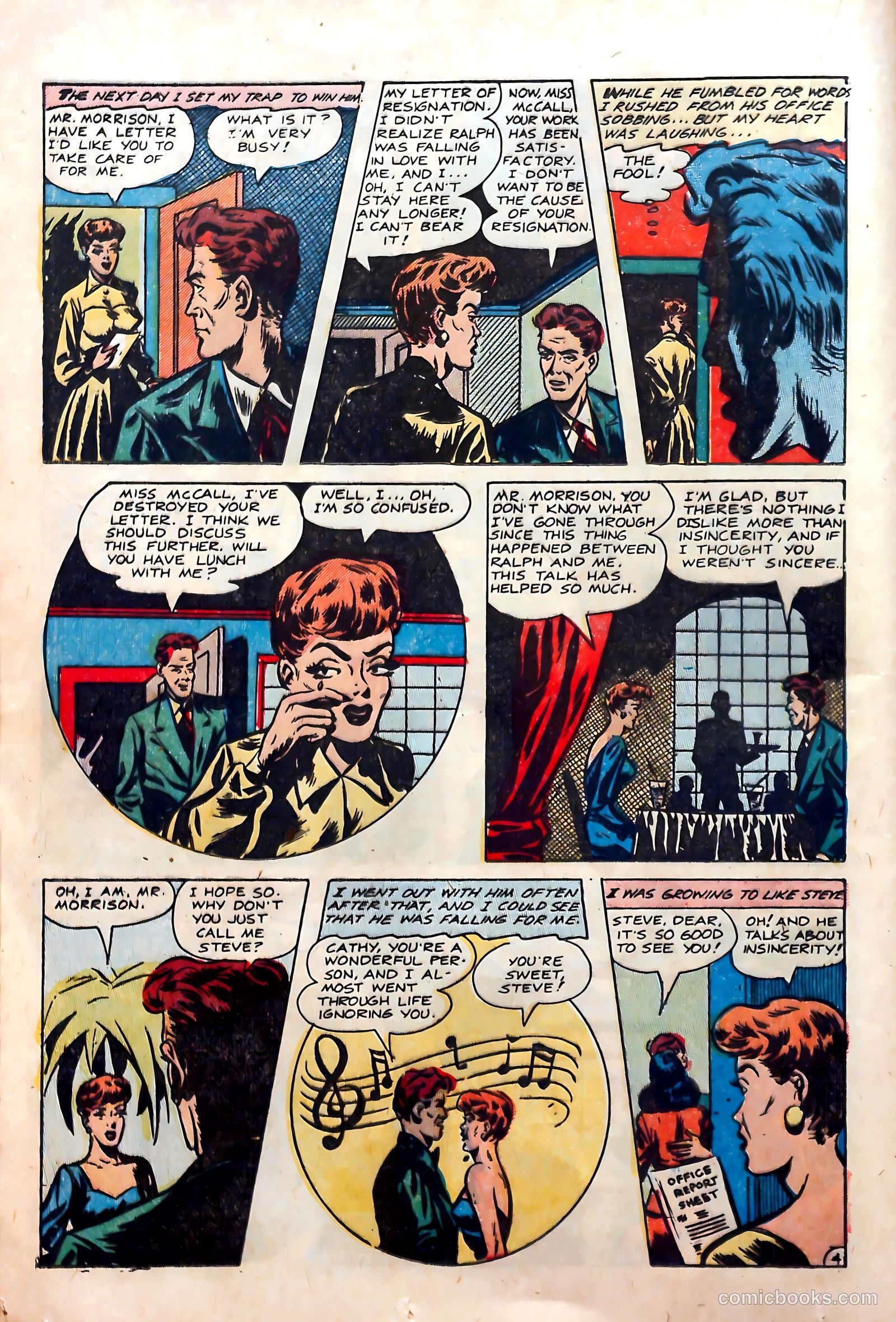 Top Love Stories #15 (1953) — page 16 of 36