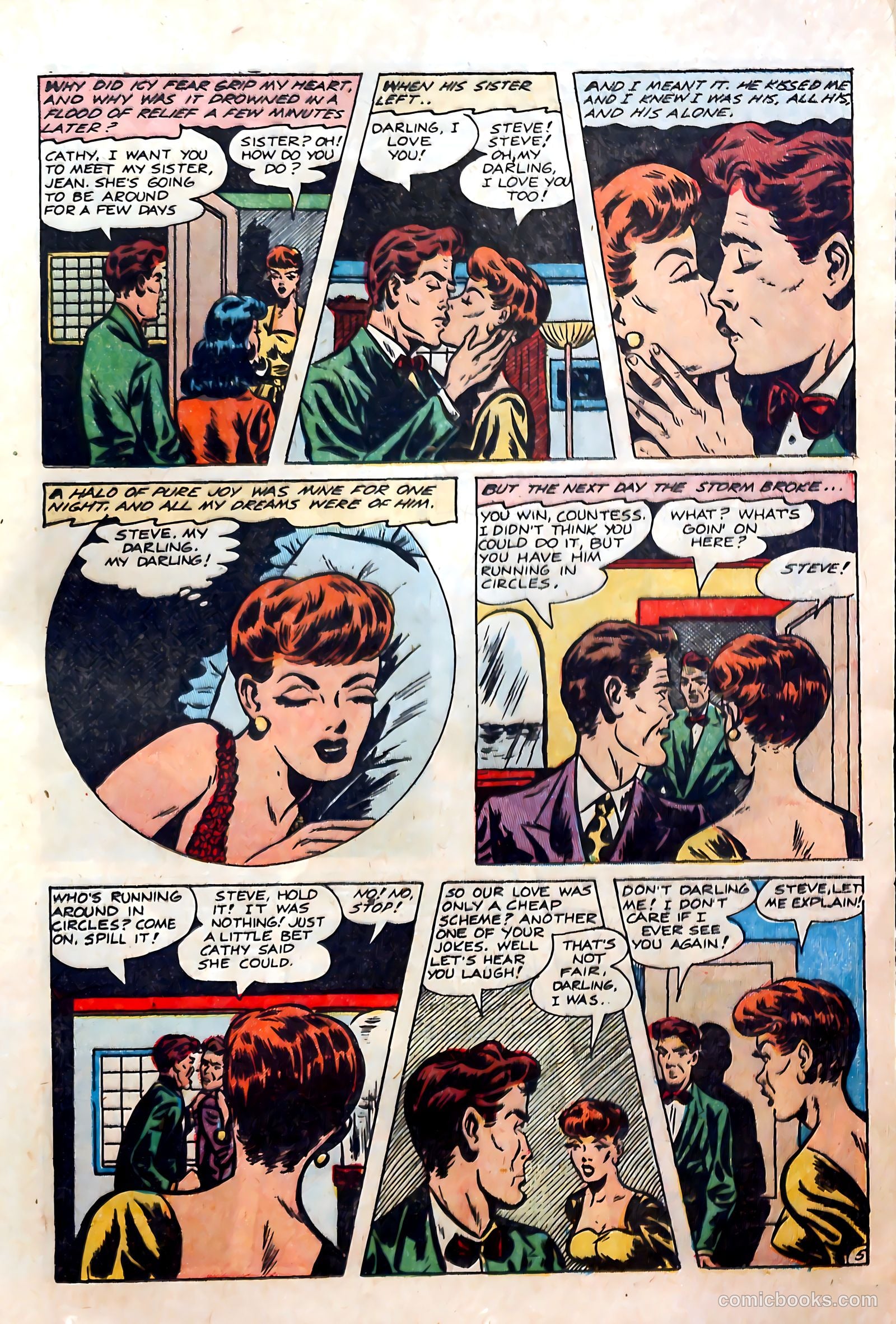 Top Love Stories #15 (1953) — page 17 of 36