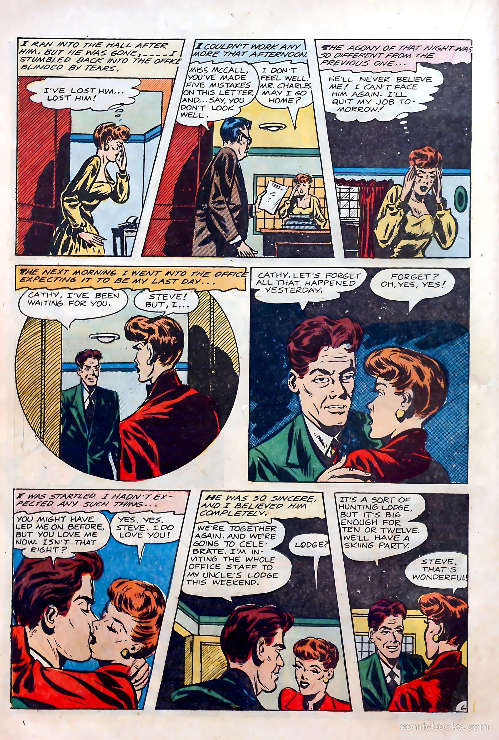 Top Love Stories #15 (1953) — page 18 of 36