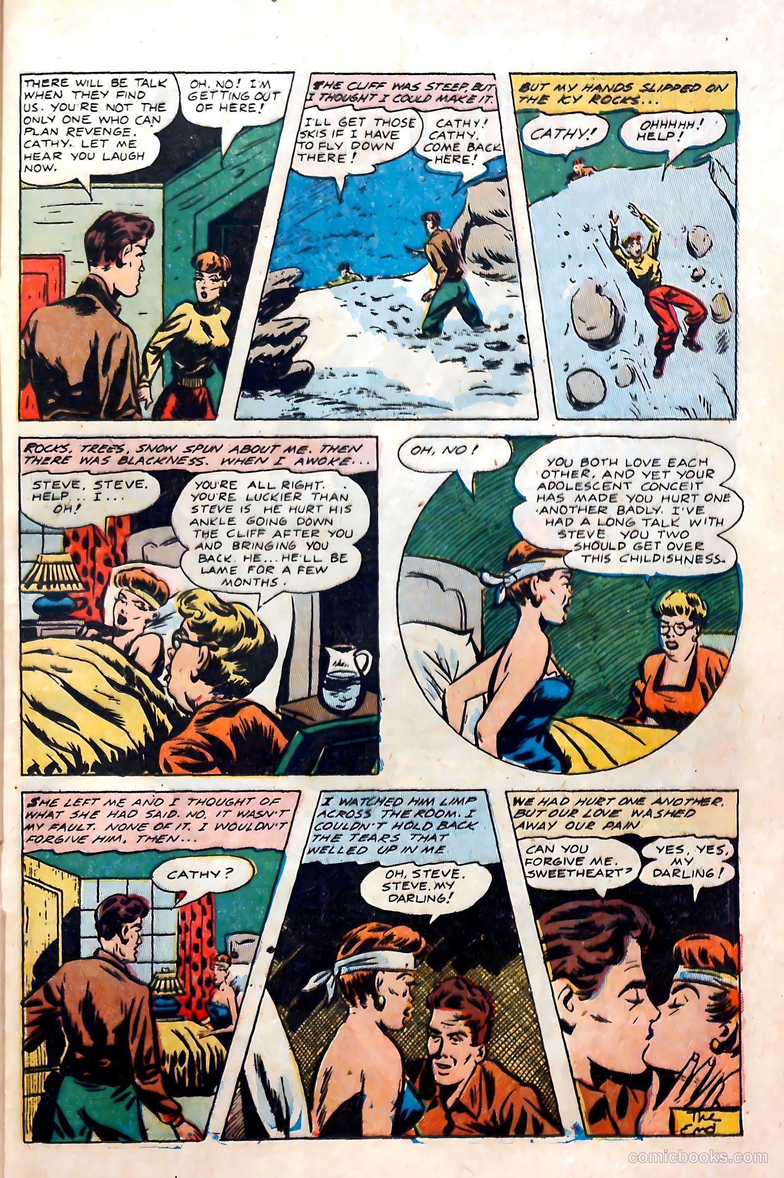 Top Love Stories #15 (1953) — page 21 of 36